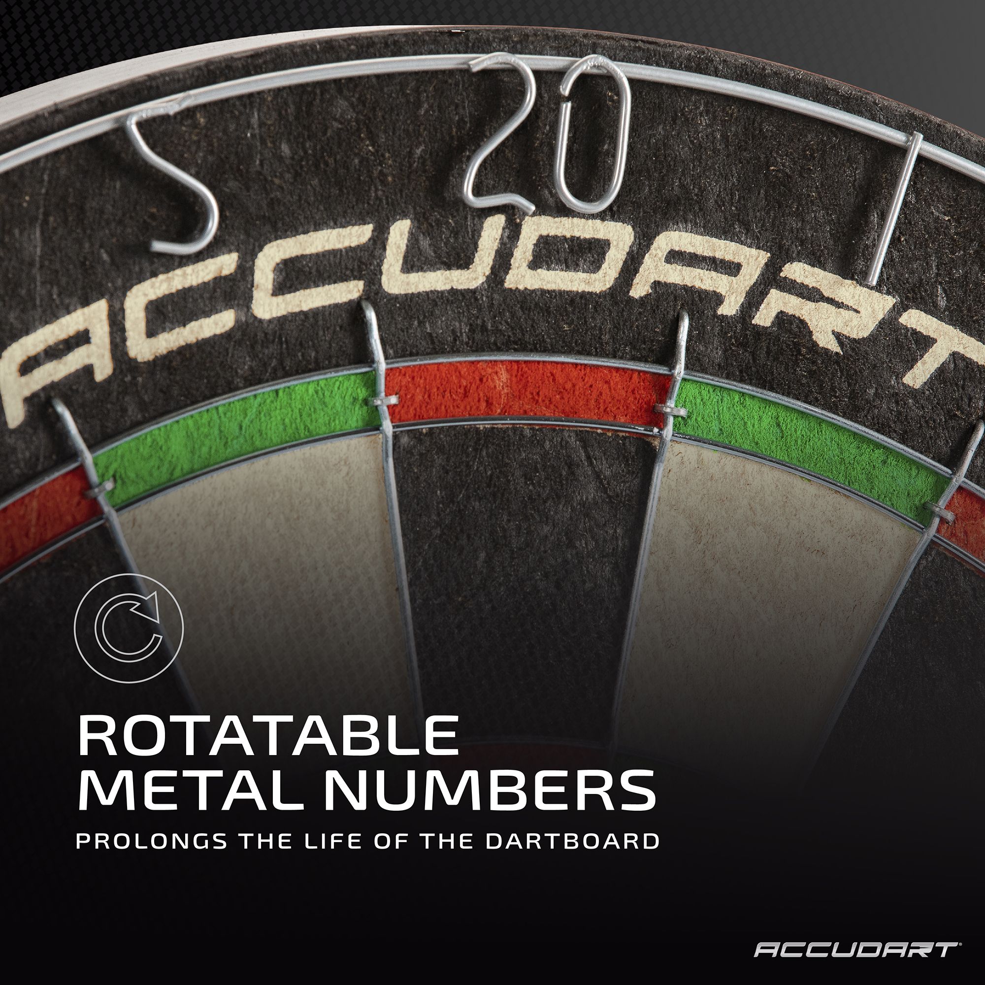 Accudart Rival Bristle Dartboard product image
