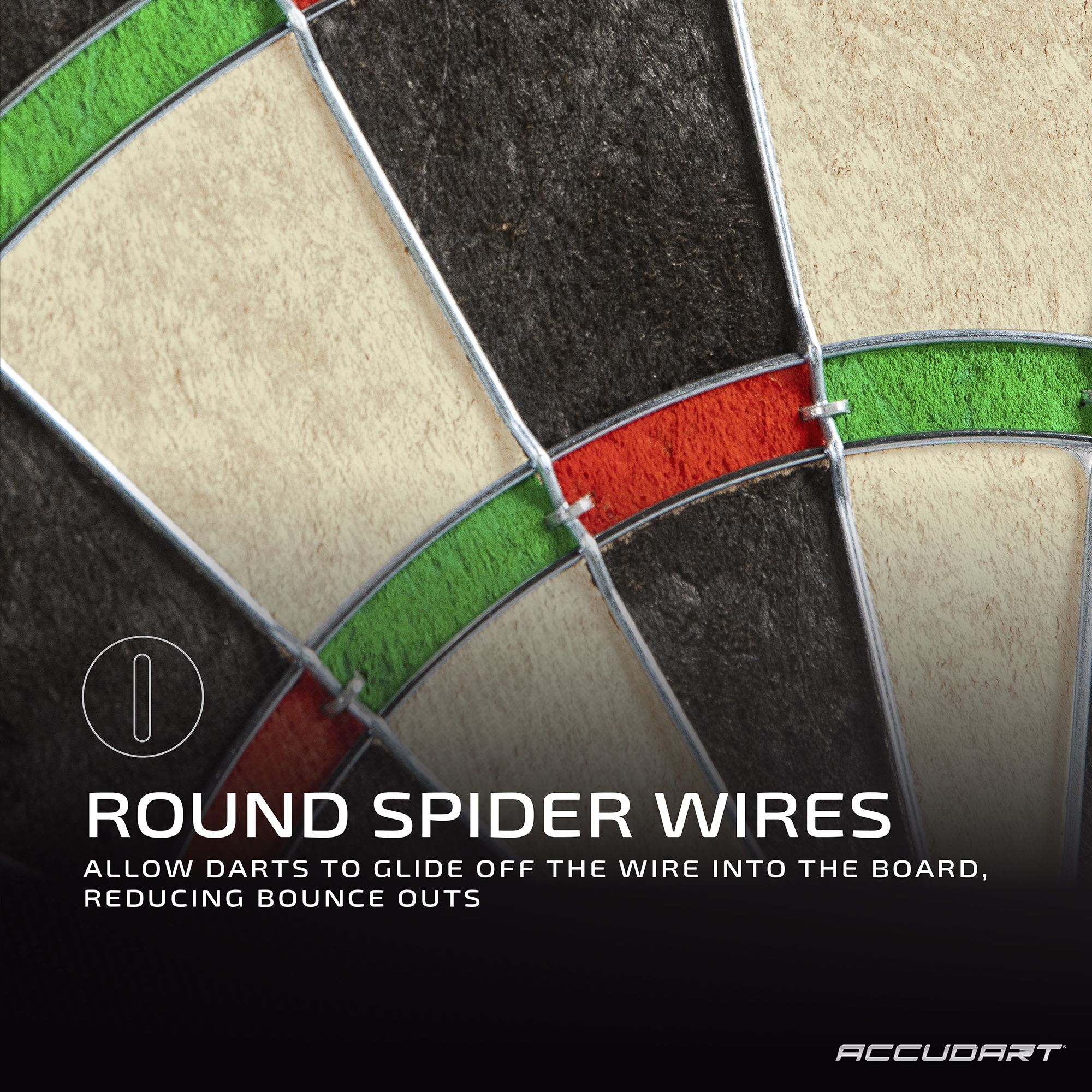 Accudart Rival Bristle Dartboard product image