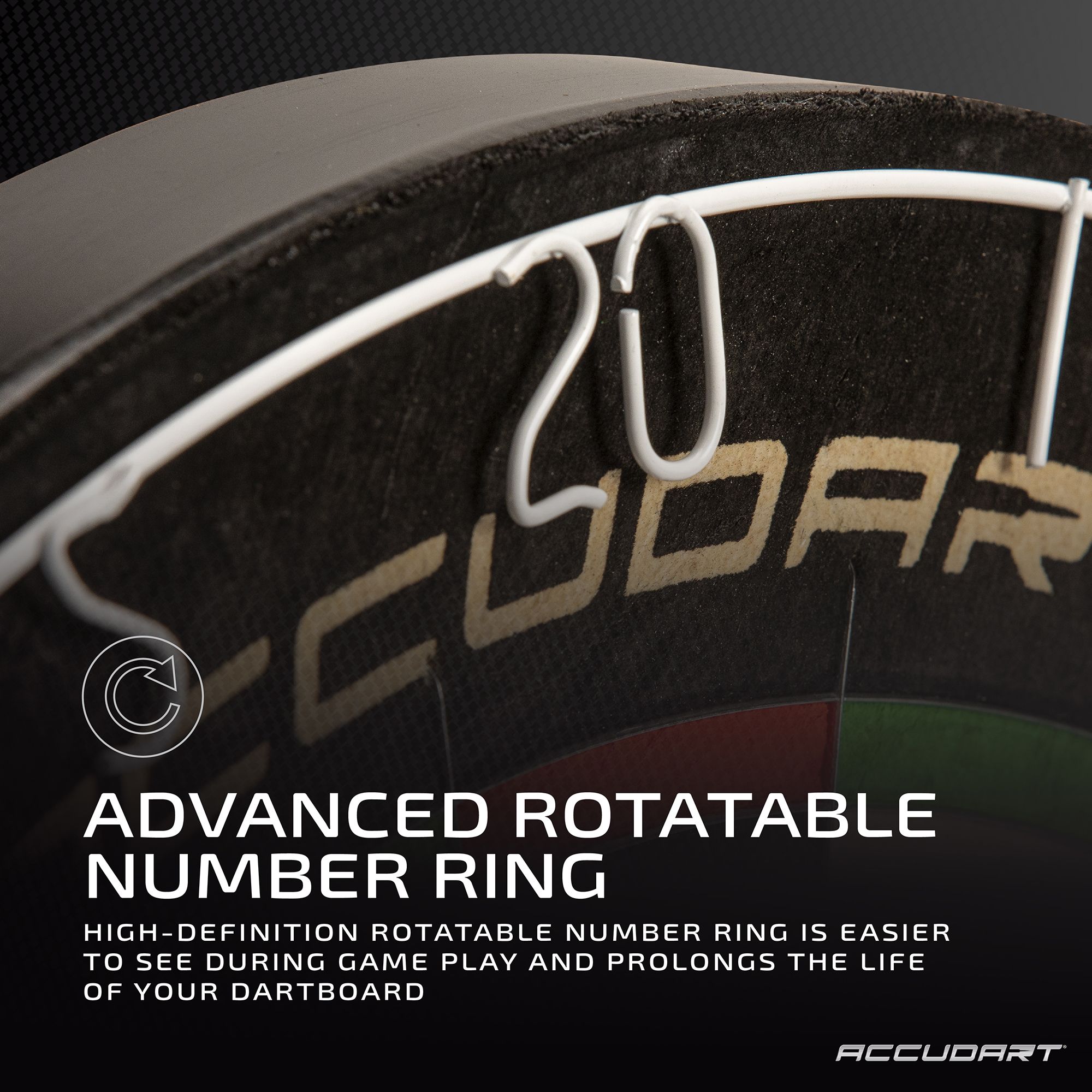 Accudart Edge Bristle Dartboard product image