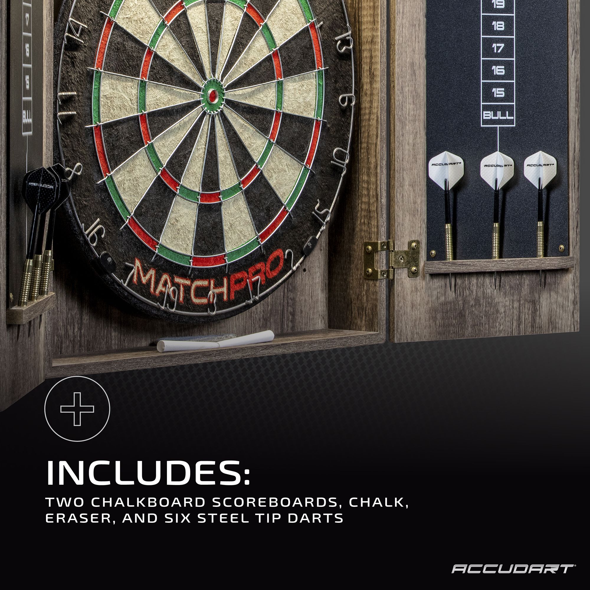 Accudart MatchPro LED Cabinet Set