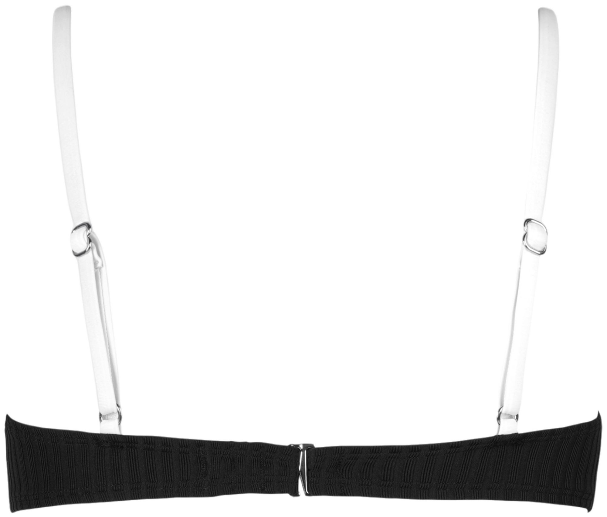 Cupshe Women's Ribbed Contrast Trim Bandeau Bikini Top product image