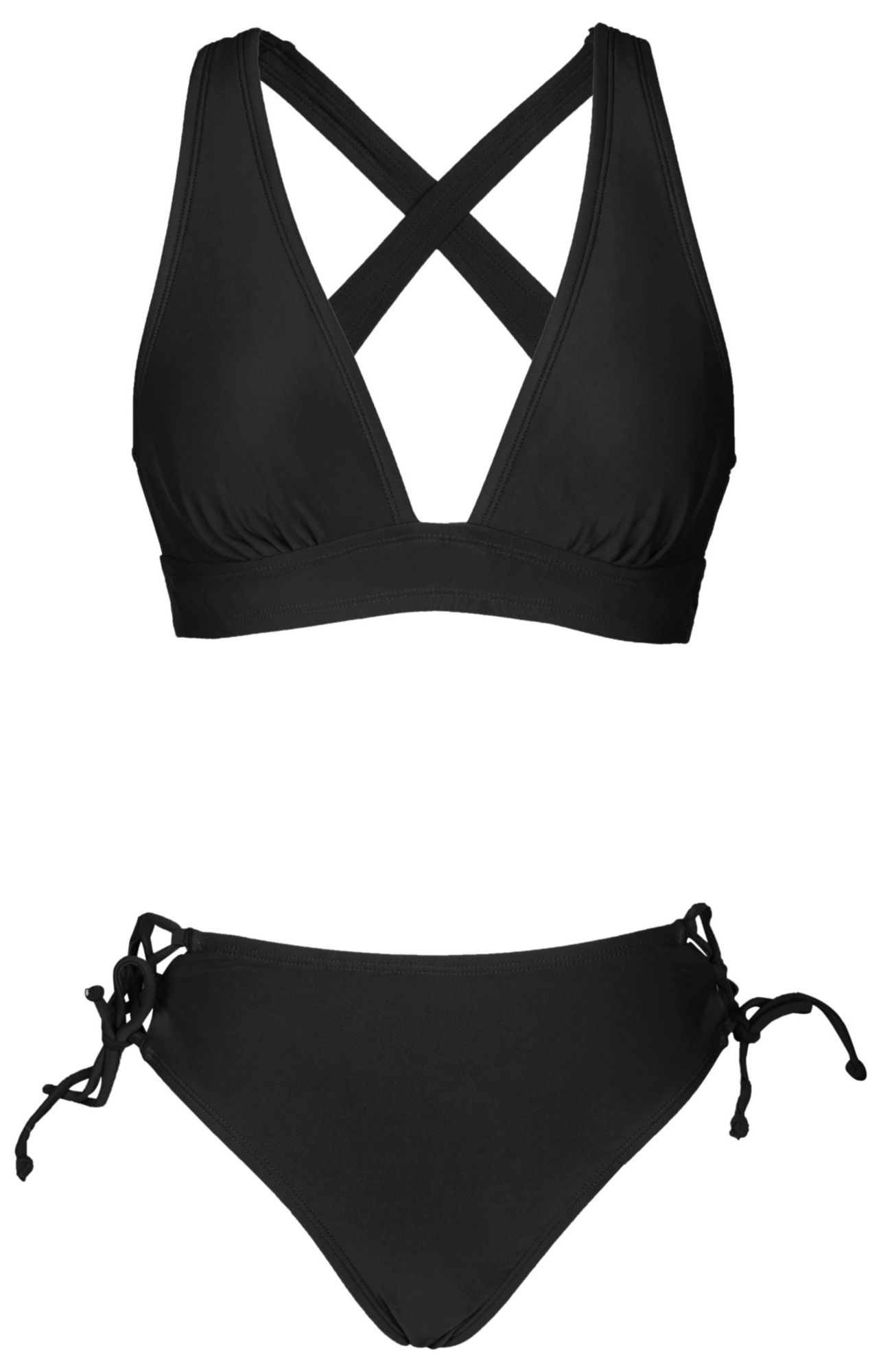 CUPSHE Women's Plunge Tie Side Bikini Swimsuit Set product image