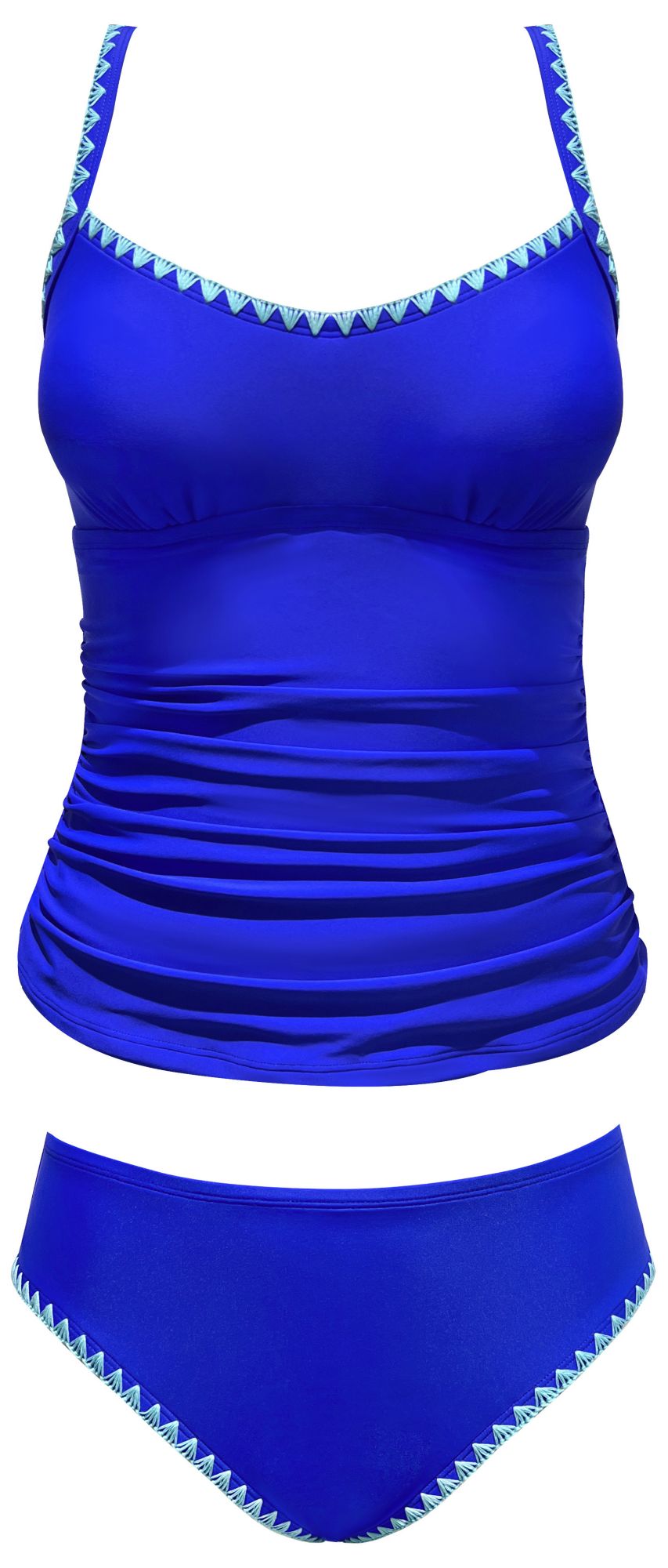 CUPSHE Women's Shell Stitch Tankini Swimsuit Set product image