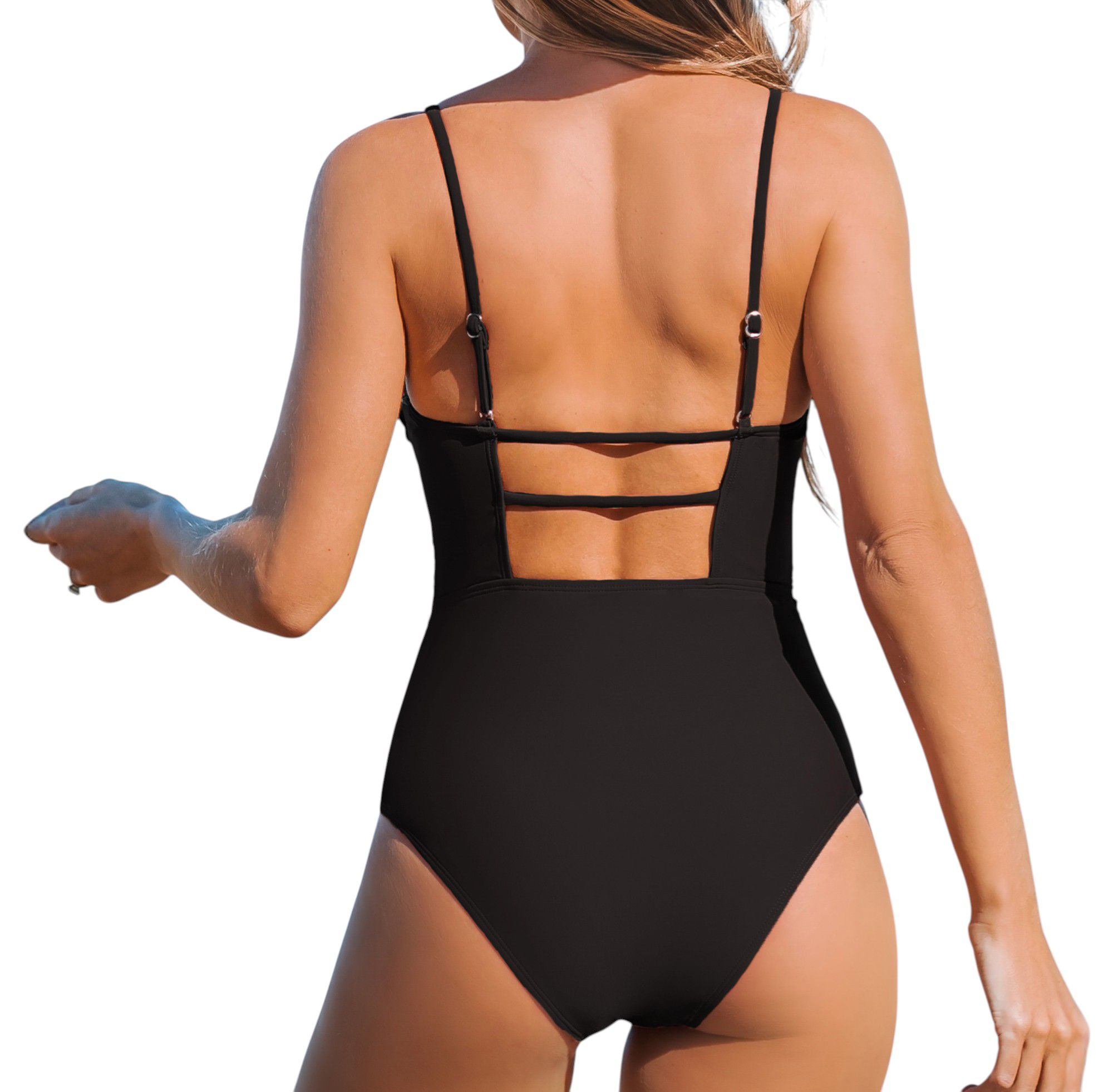 CUPSHE Women's Shirred Square Neck One Piece Swimsuit product image