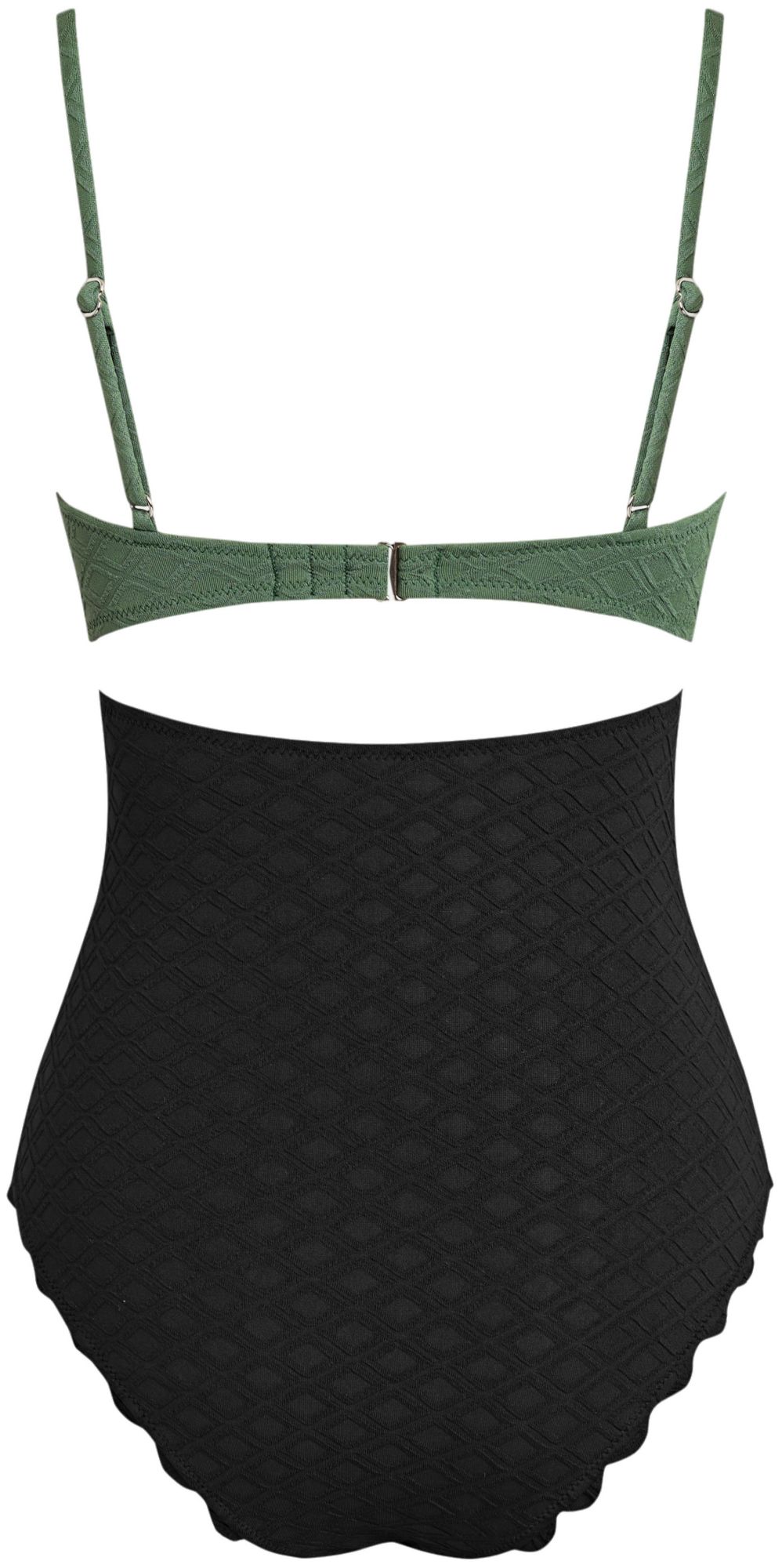 Cupshe Women's Two-tone Colorblock One-piece Swimsuit product image