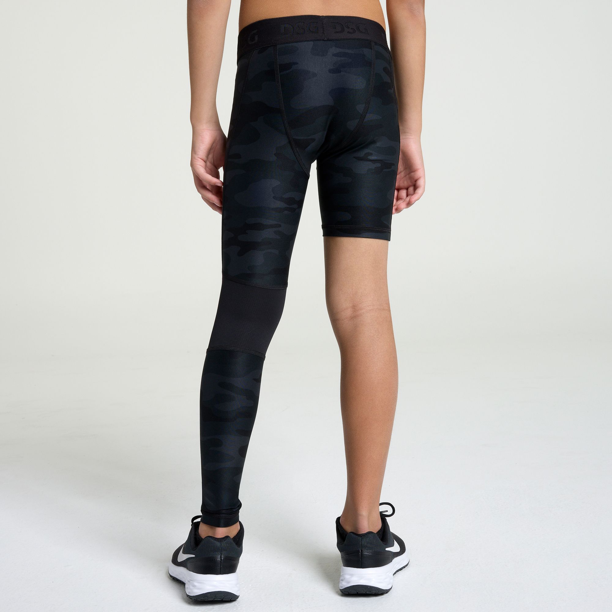 DSG Boys' Compression Full Length One Leg Tights product image