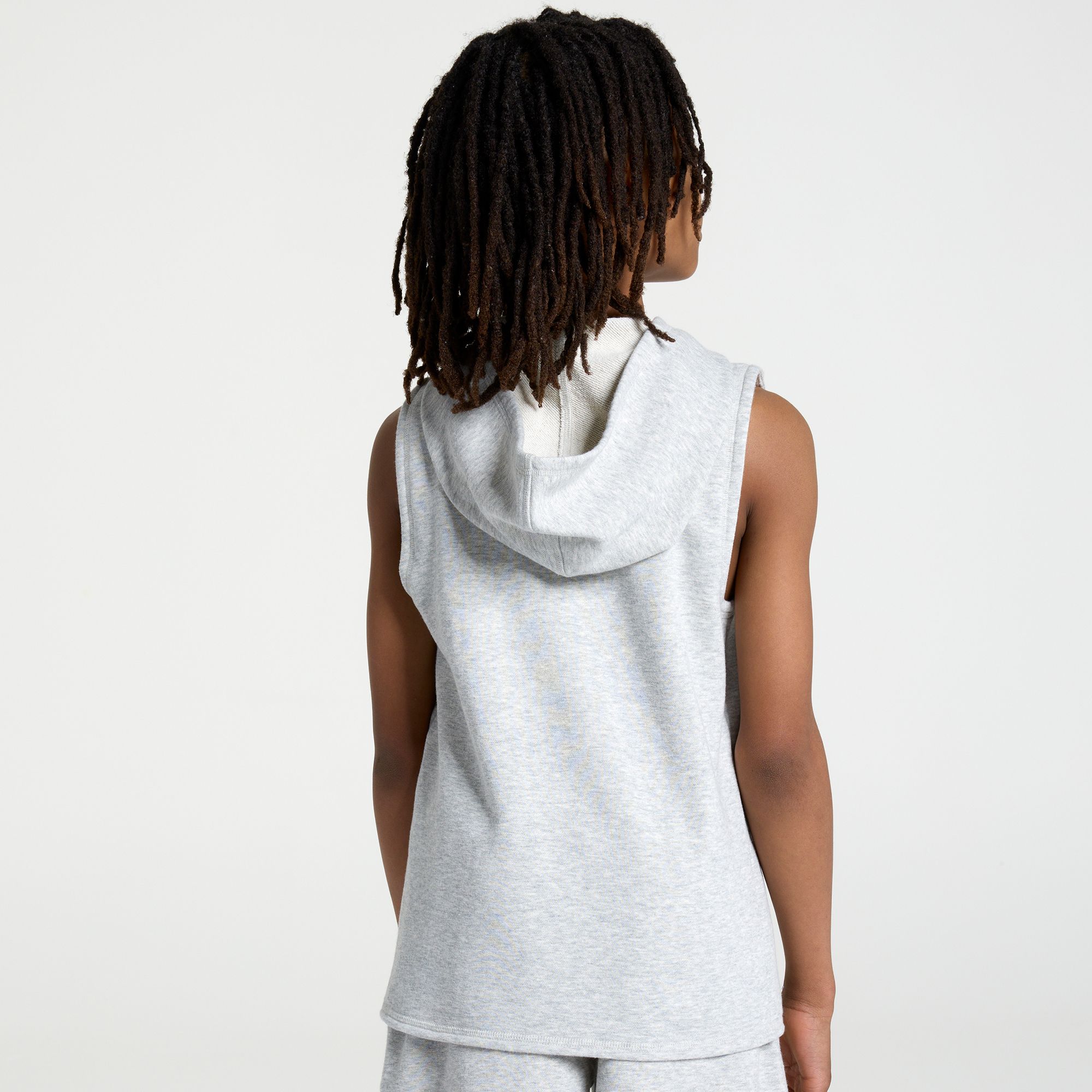 DSG Boys' Lightweight Classic Fleece Sleeveless Hoodie product image