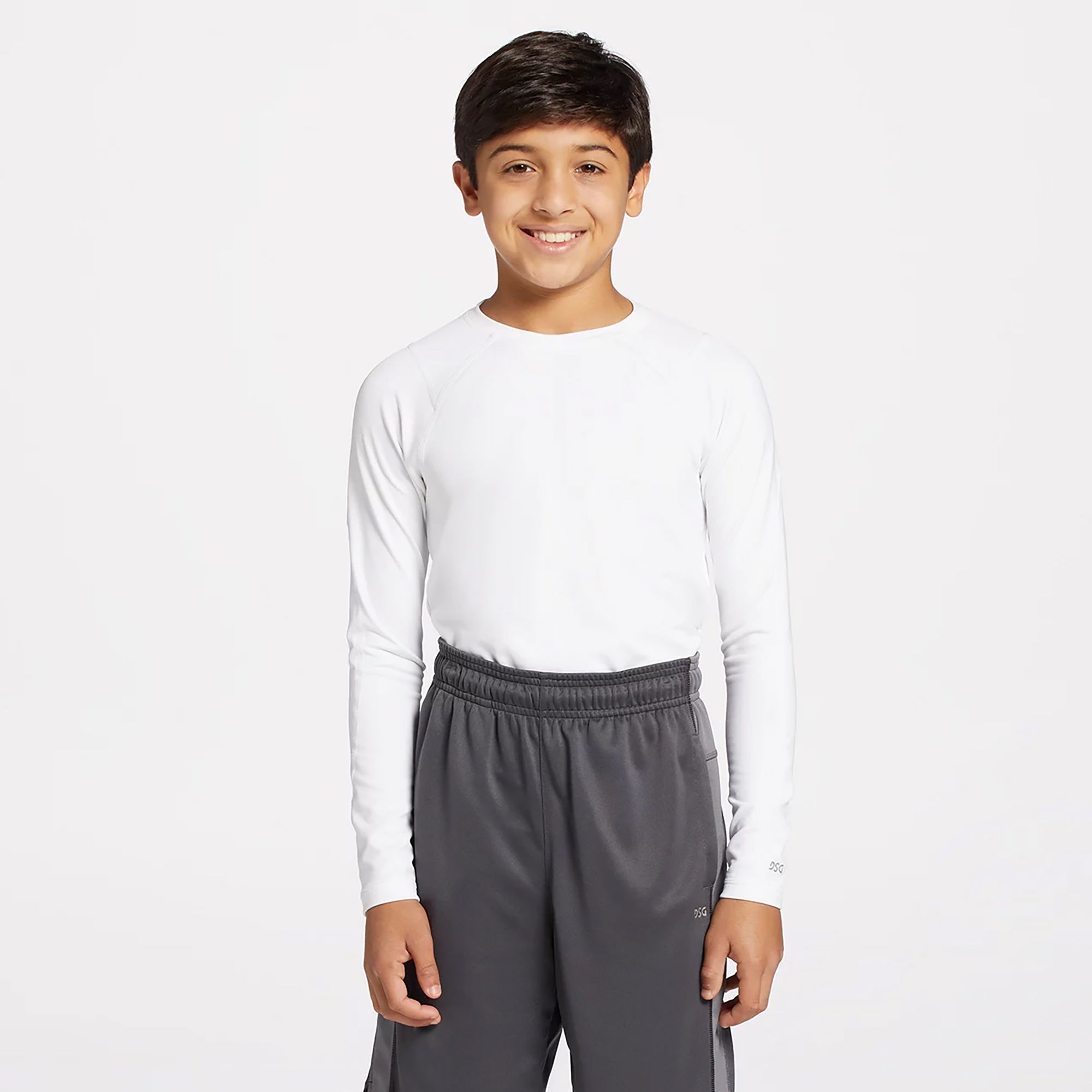DSG Boys' Cold Weather Compression Crew Long Sleeve Shirt product image