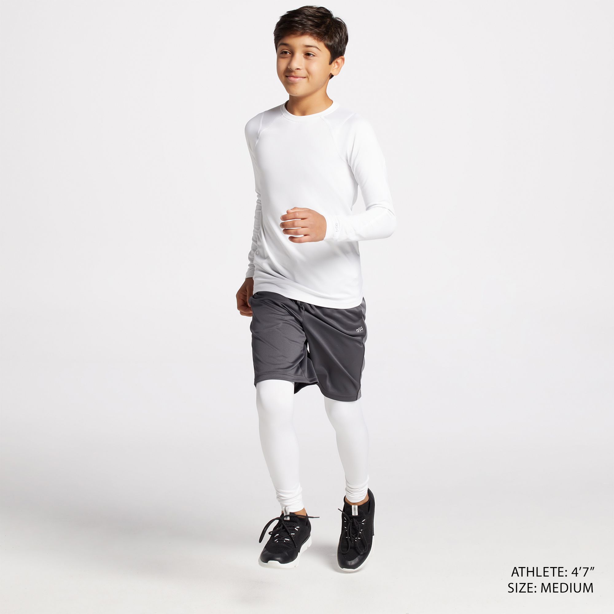 DSG Boys' Cold Weather Compression Crew Long Sleeve Shirt product image