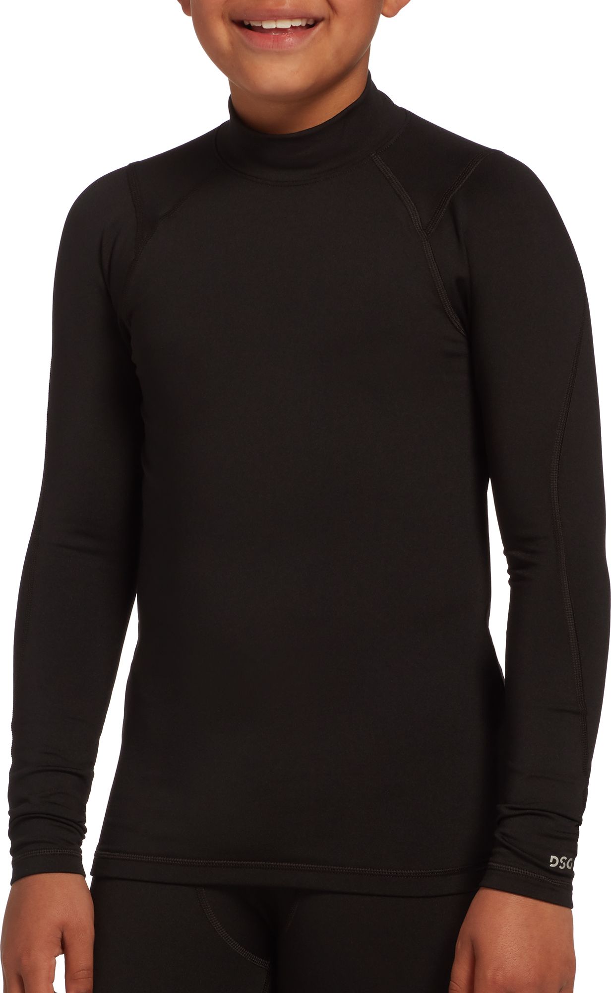 DSG Boys' Cold Weather Compression Mock Neck Long Sleeve Shirt product image