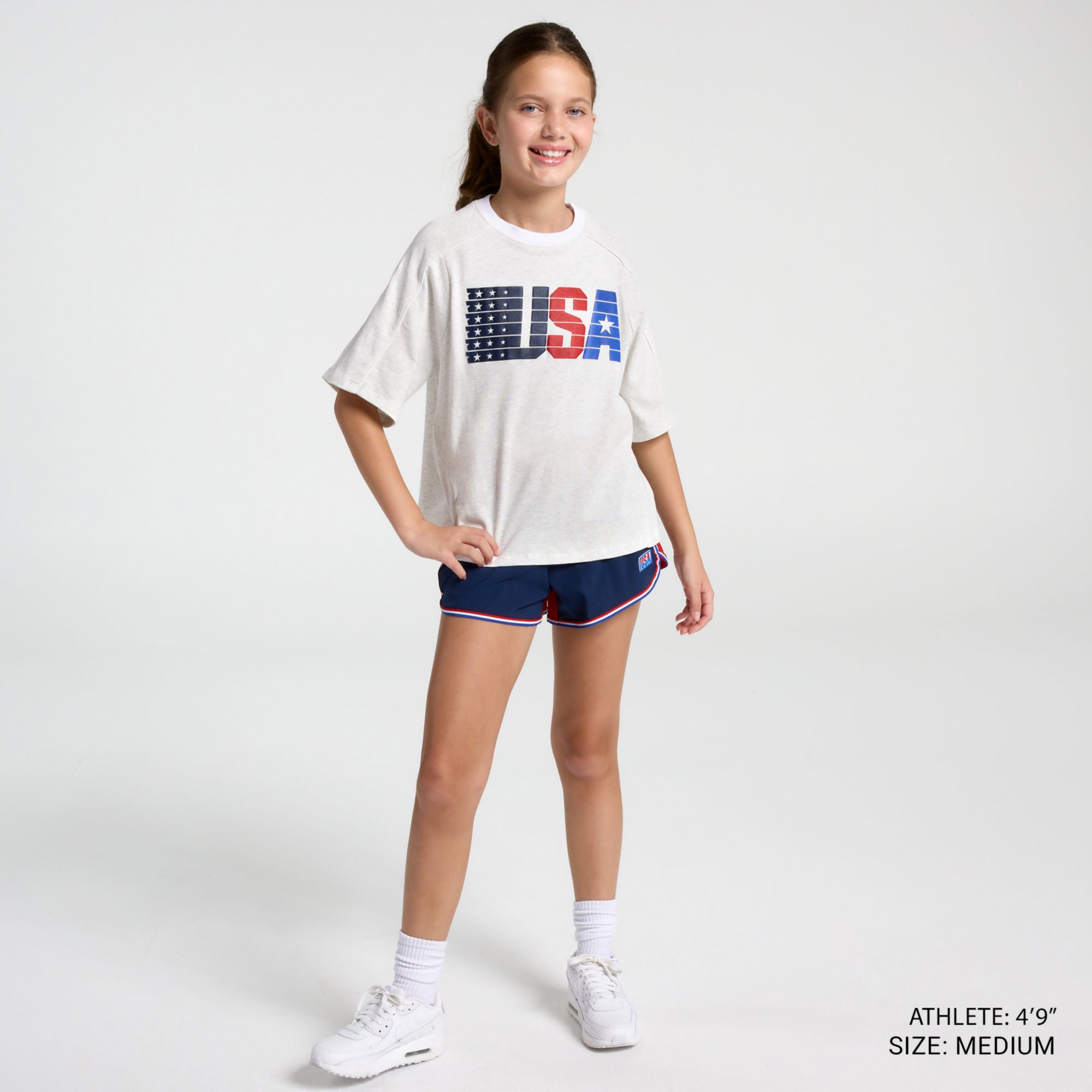 DSG Girls' USA Knit Waistband Performance Stride Shorts product image