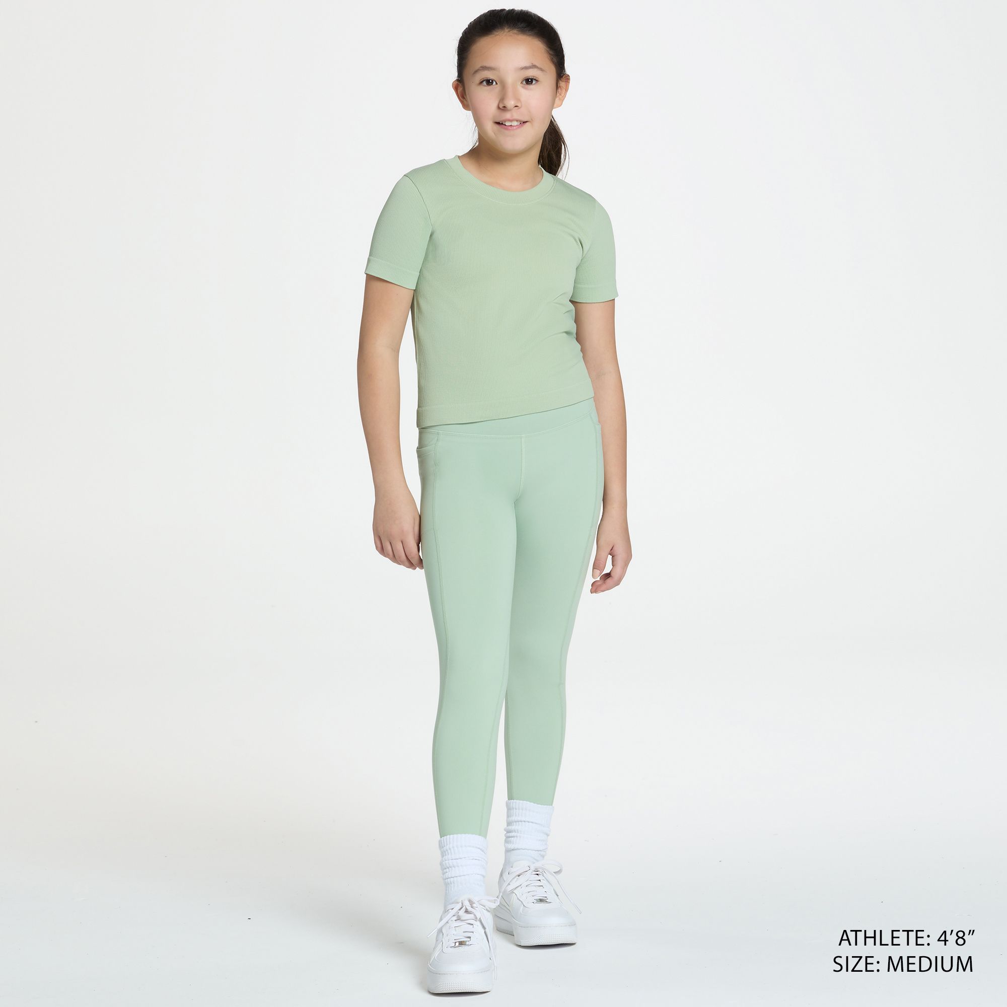 DSG Girls' Momentum Seamless Rib Short Sleeve Top product image