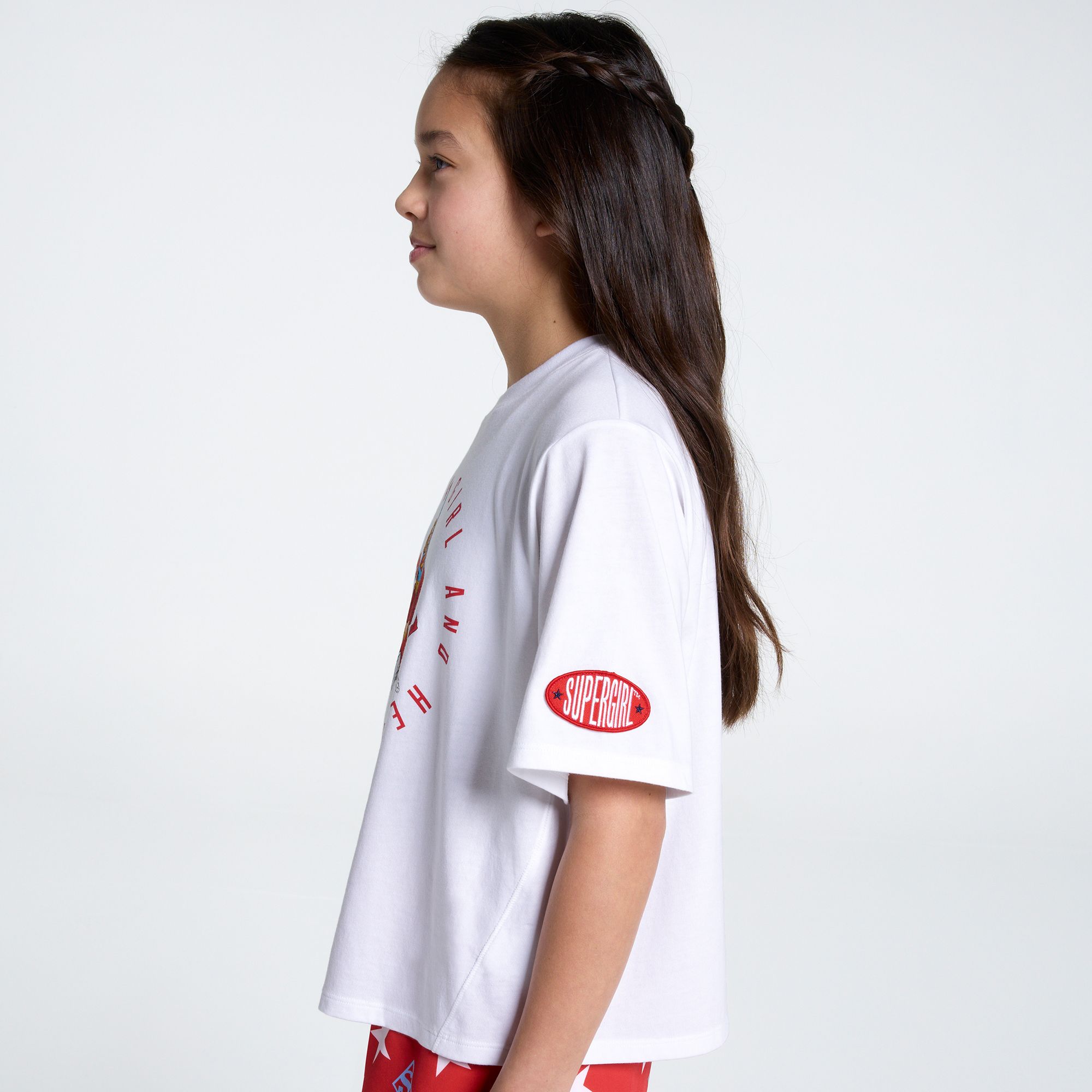 DC x DSG Girls' Supergirl Superdog Washed Graphic T-Shirt product image