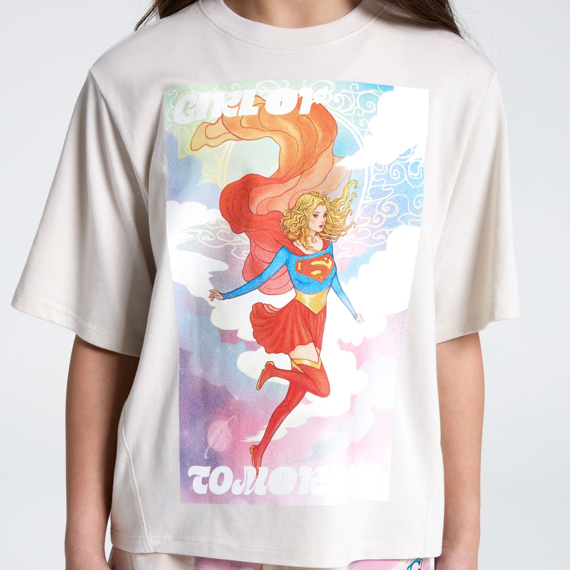 DC x DSG Girls' Washed Graphic T-Shirt product image