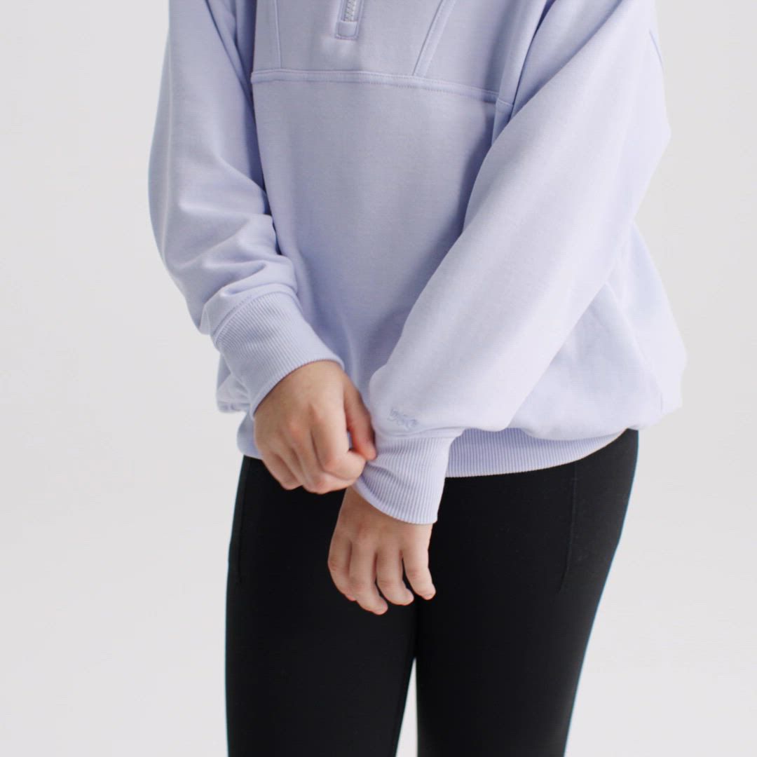 DSG Girls' So Soft 1/2 Zip Top product