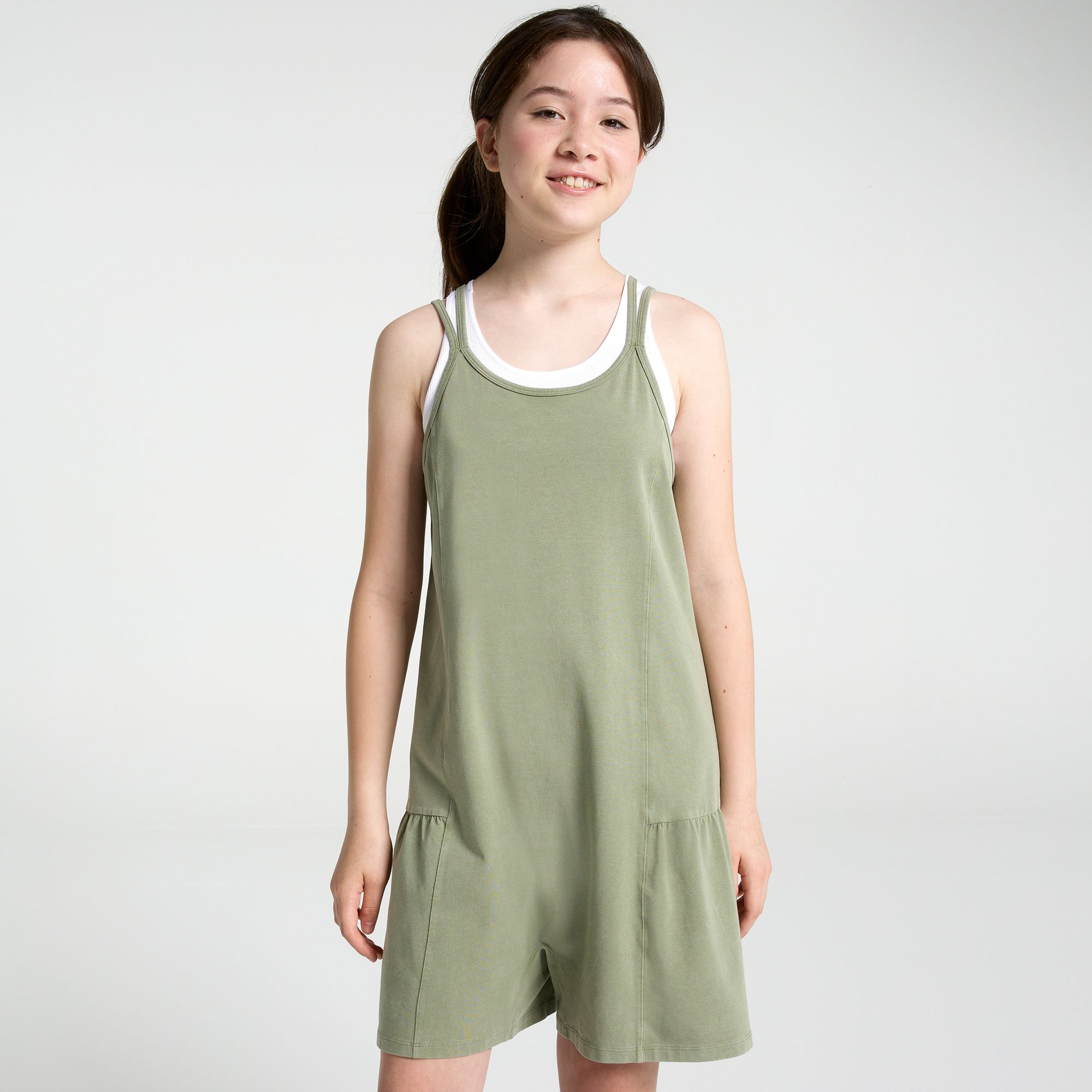 DSG Girls' Tiered Athleisure Romper product image