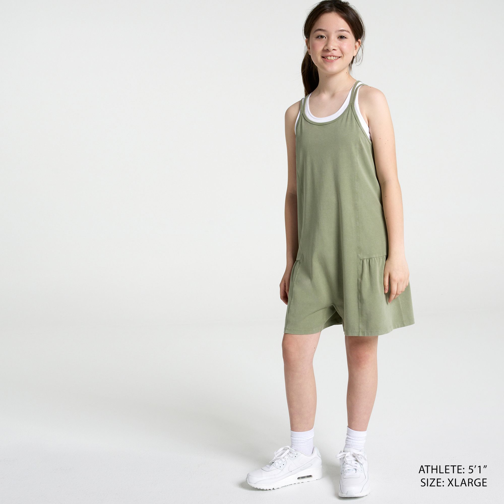 DSG Girls' Tiered Athleisure Romper product image