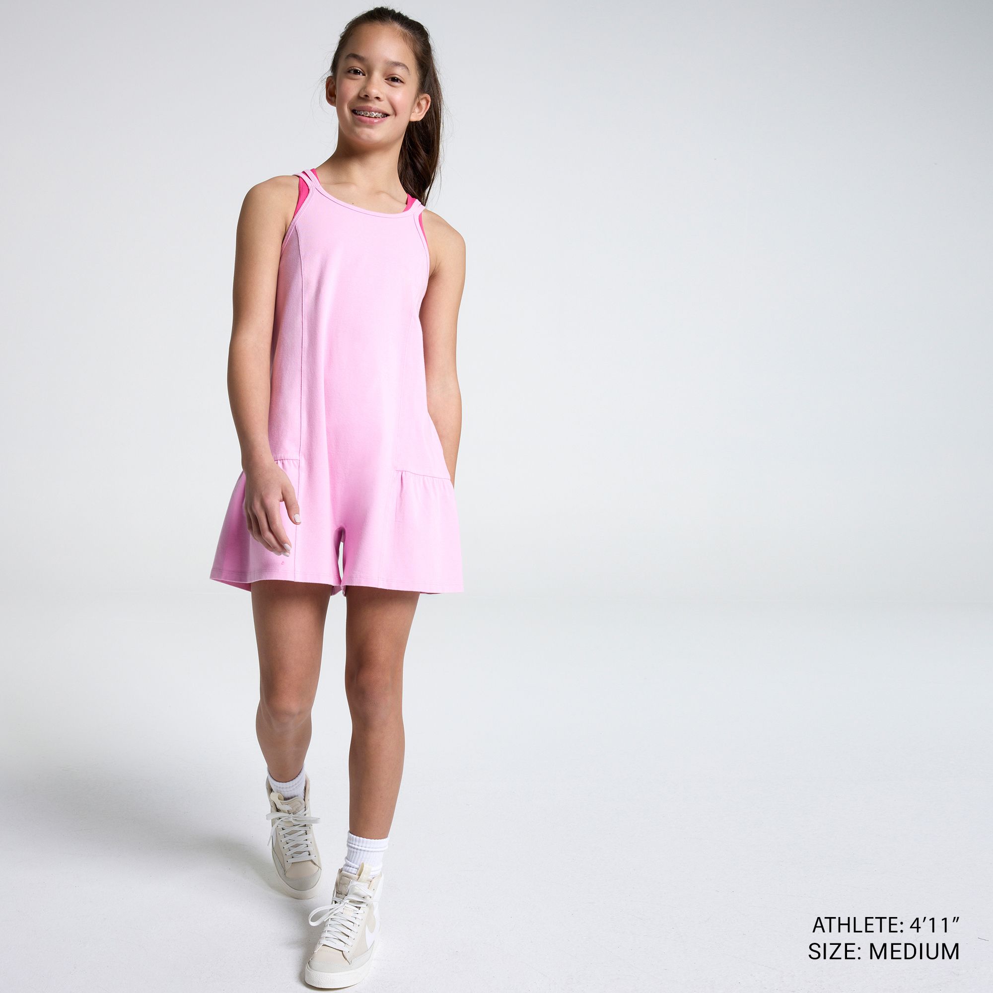 DSG Girls' Tiered Athleisure Romper product image