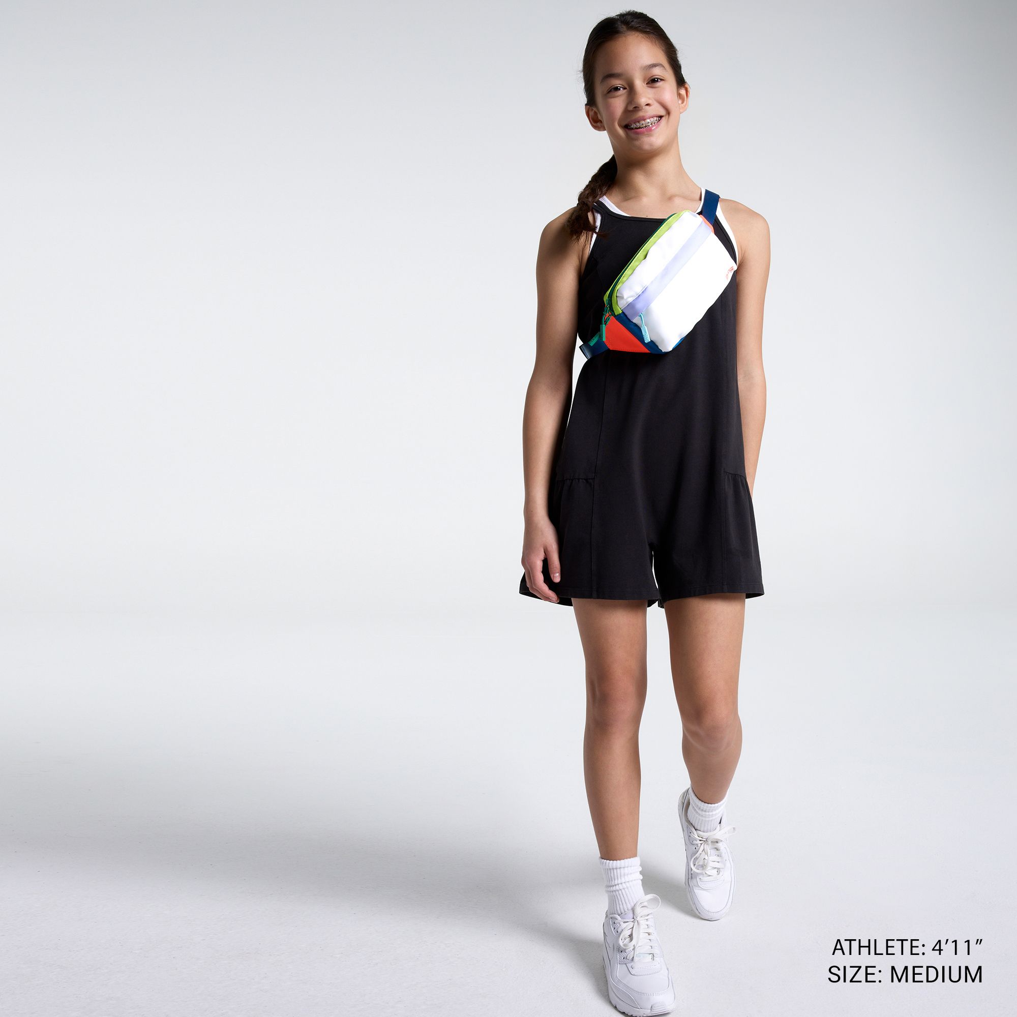 DSG Girls' Tiered Athleisure Romper product image