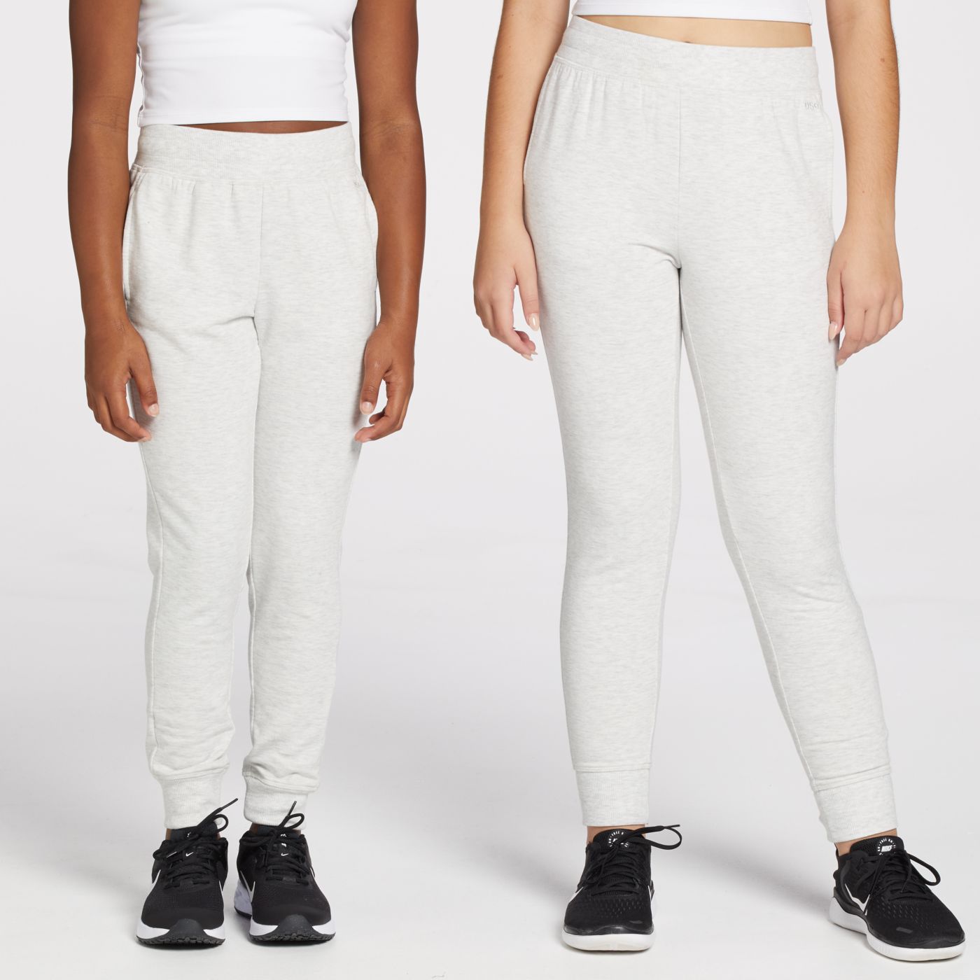 Girls slim fit joggers online