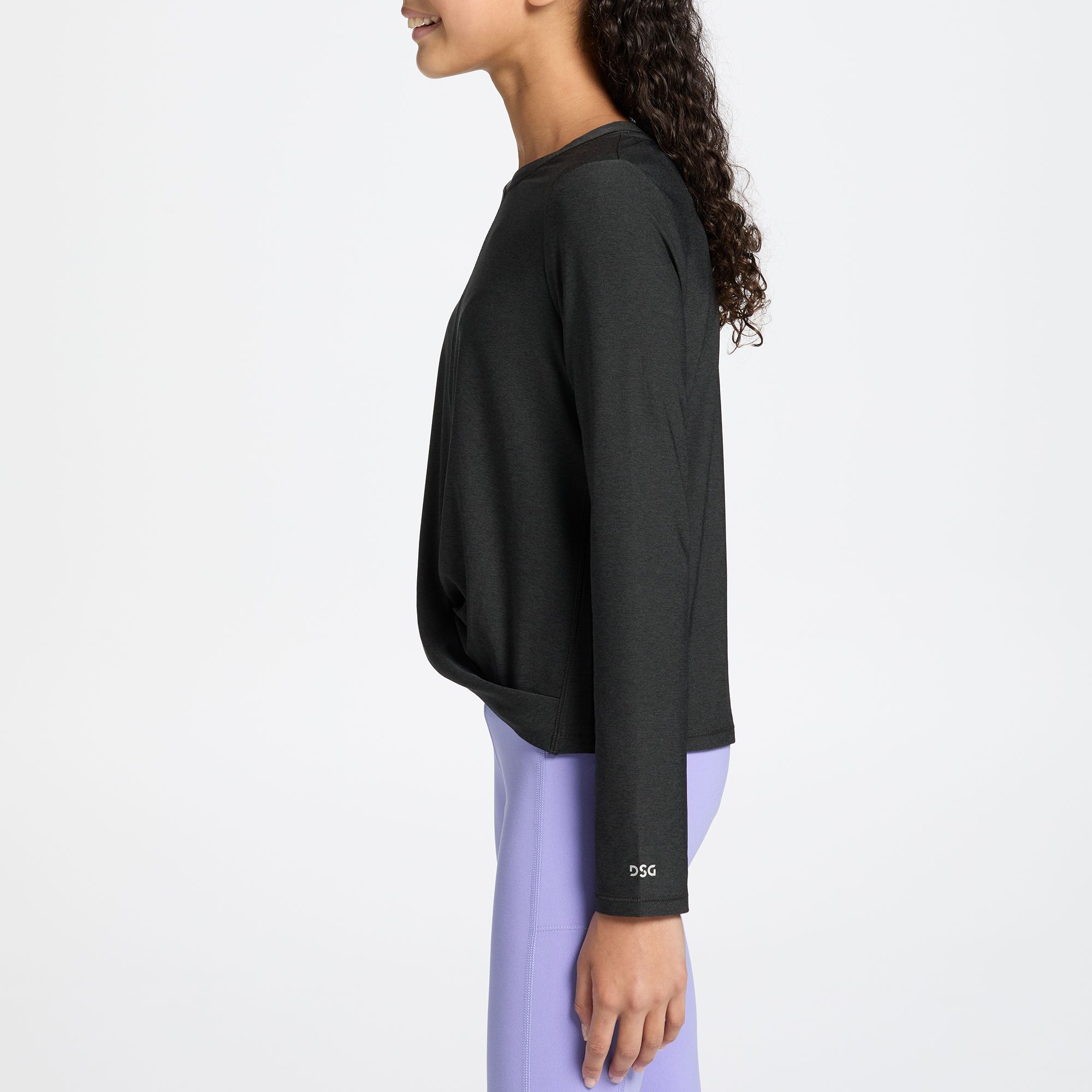 DSG Girls' Twist Front Long Sleeve T-Shirt product image
