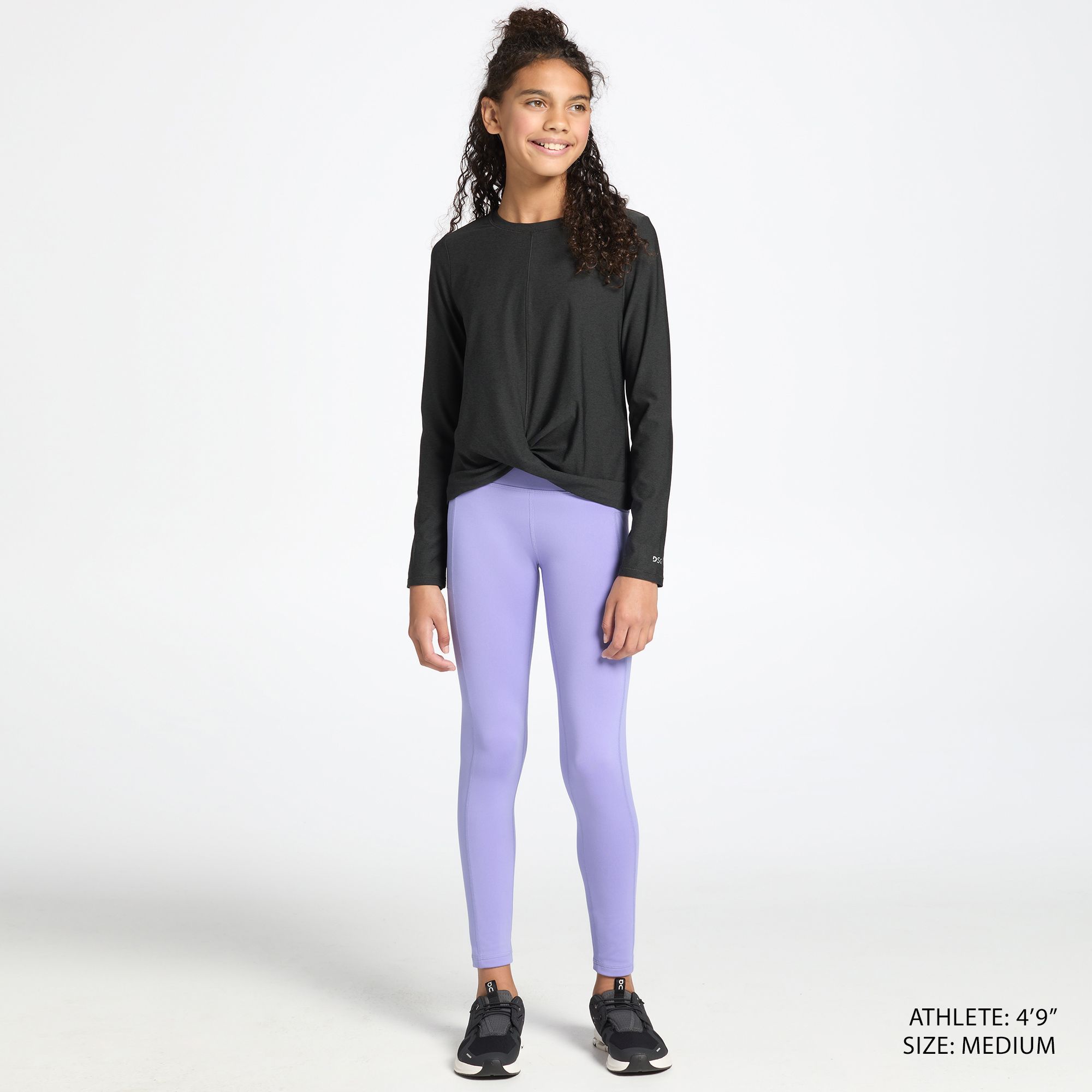 DSG Girls' Twist Front Long Sleeve T-Shirt product image