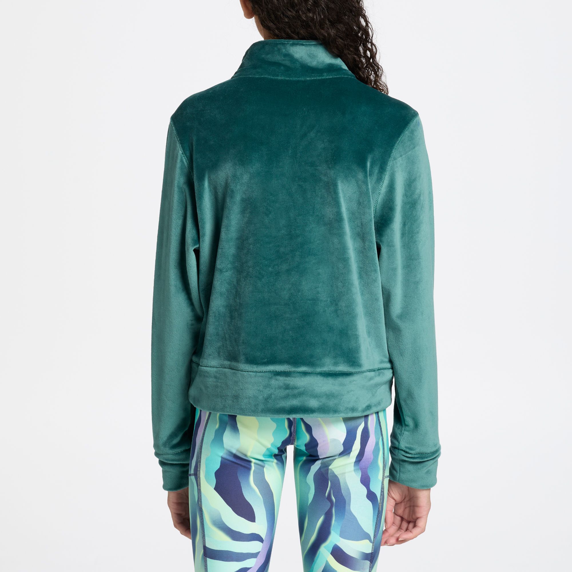 DSG Girls' Velour Fleece 1/2 Zip Pullover product image