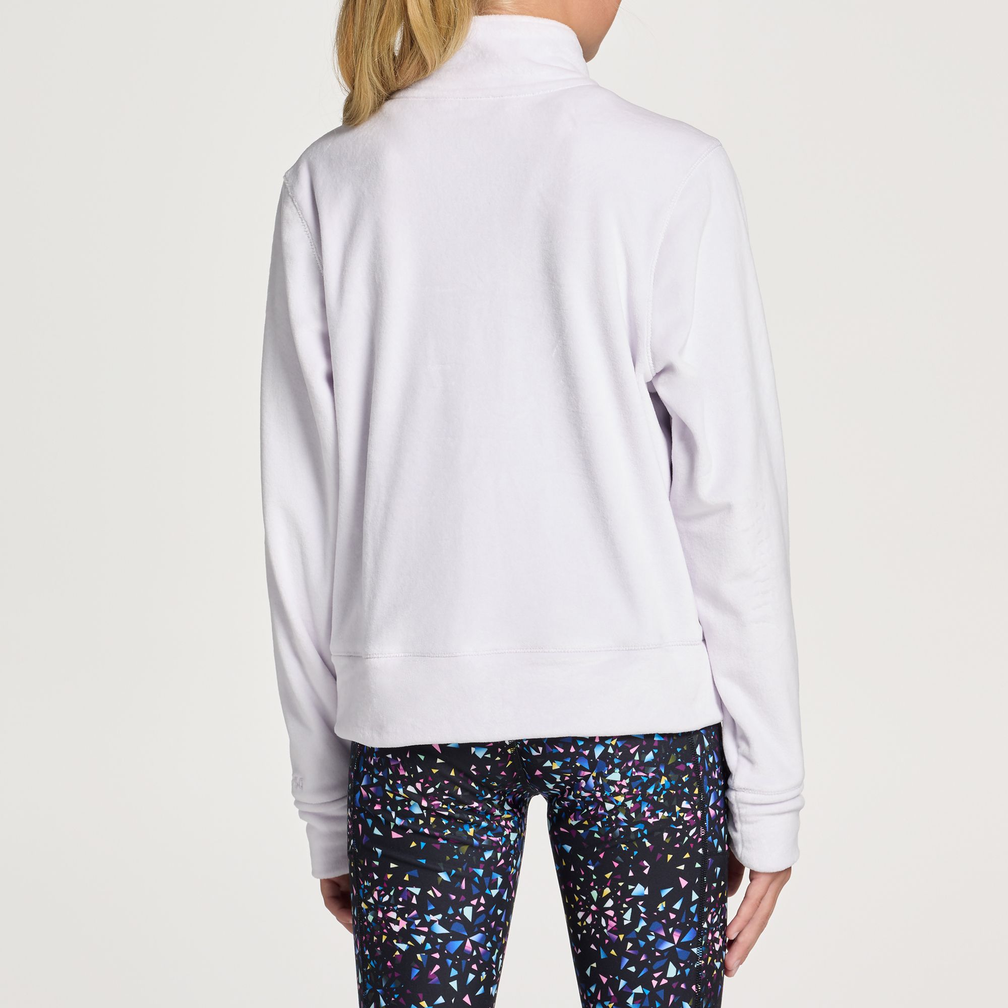 DSG Girls' Velour Fleece 1/2 Zip Pullover product image
