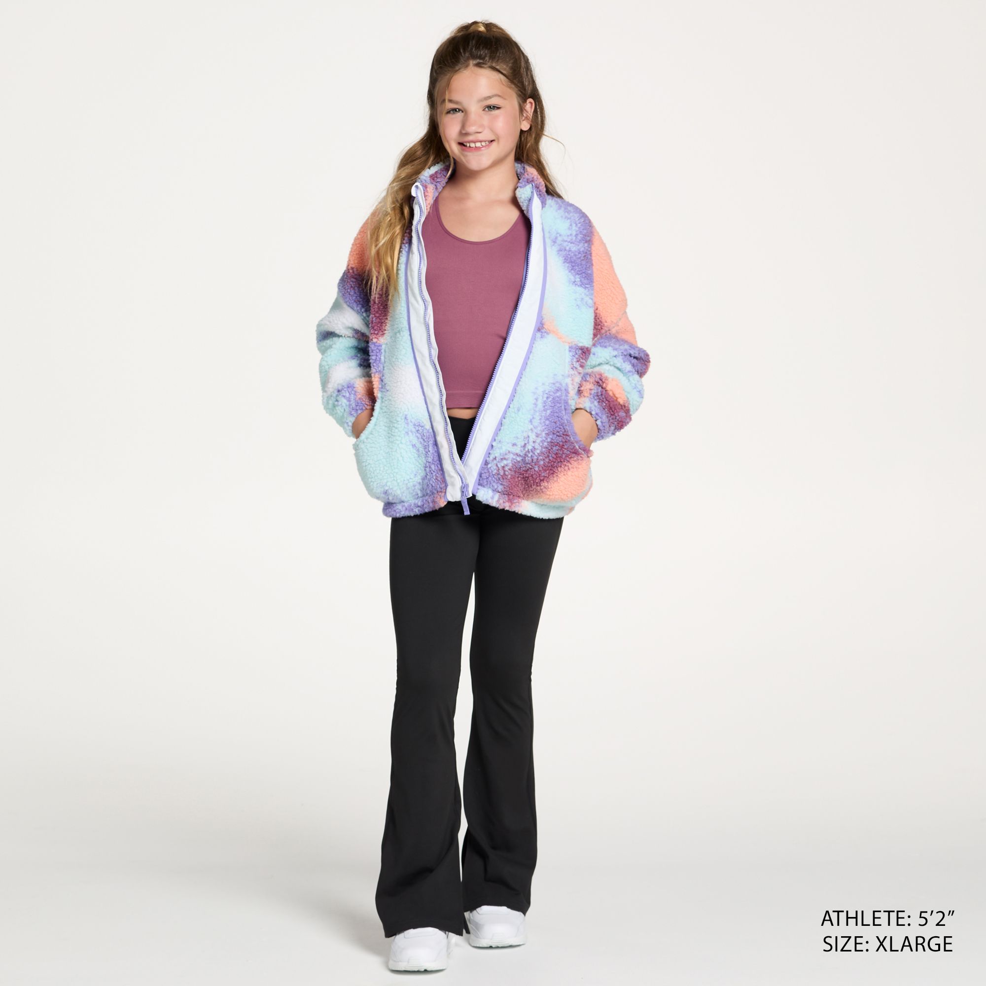 DSG Girls' Cozy Fleece Full Zip product image
