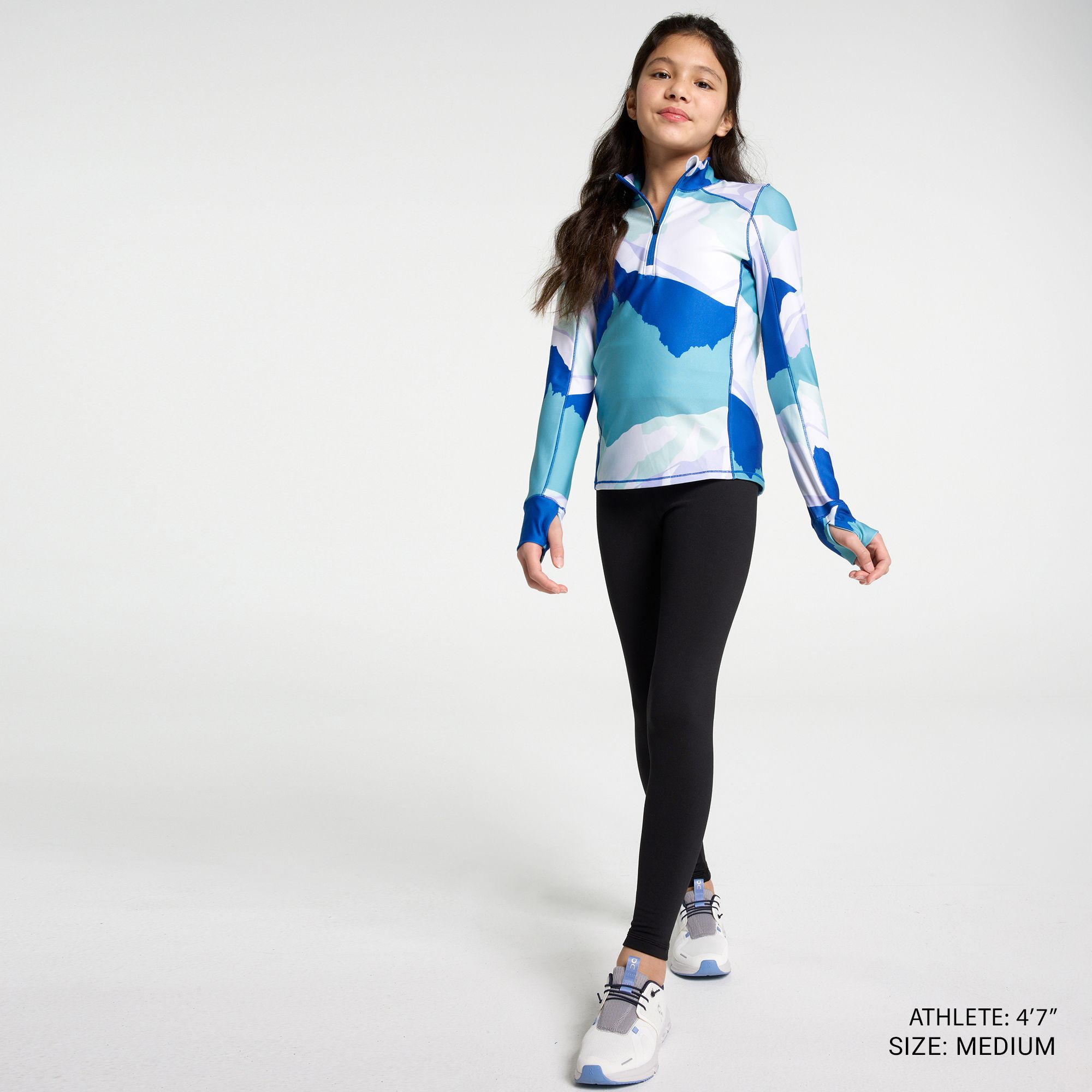 DSG Girls' Cold Weather Compression 1/4 Zip Jacket product image