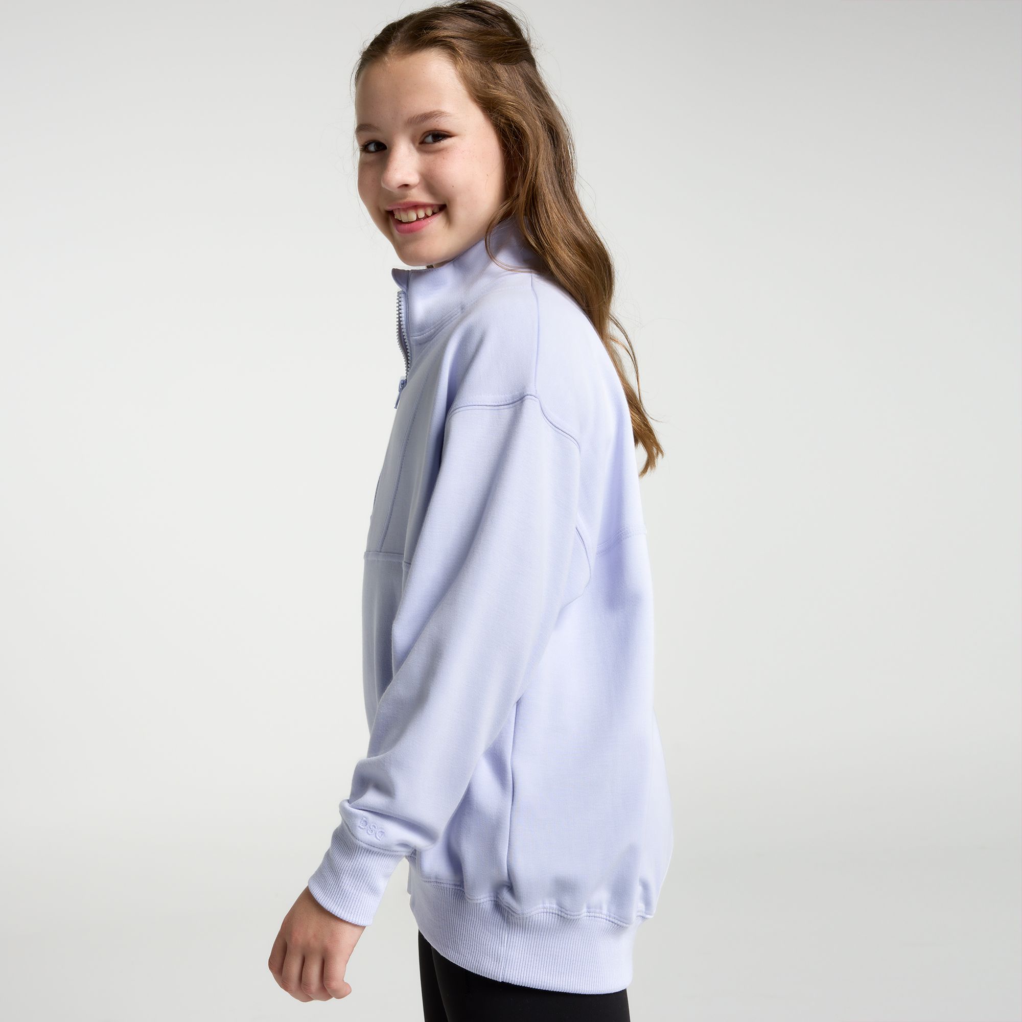 DSG Girls' So Soft 1/2 Zip Top product image