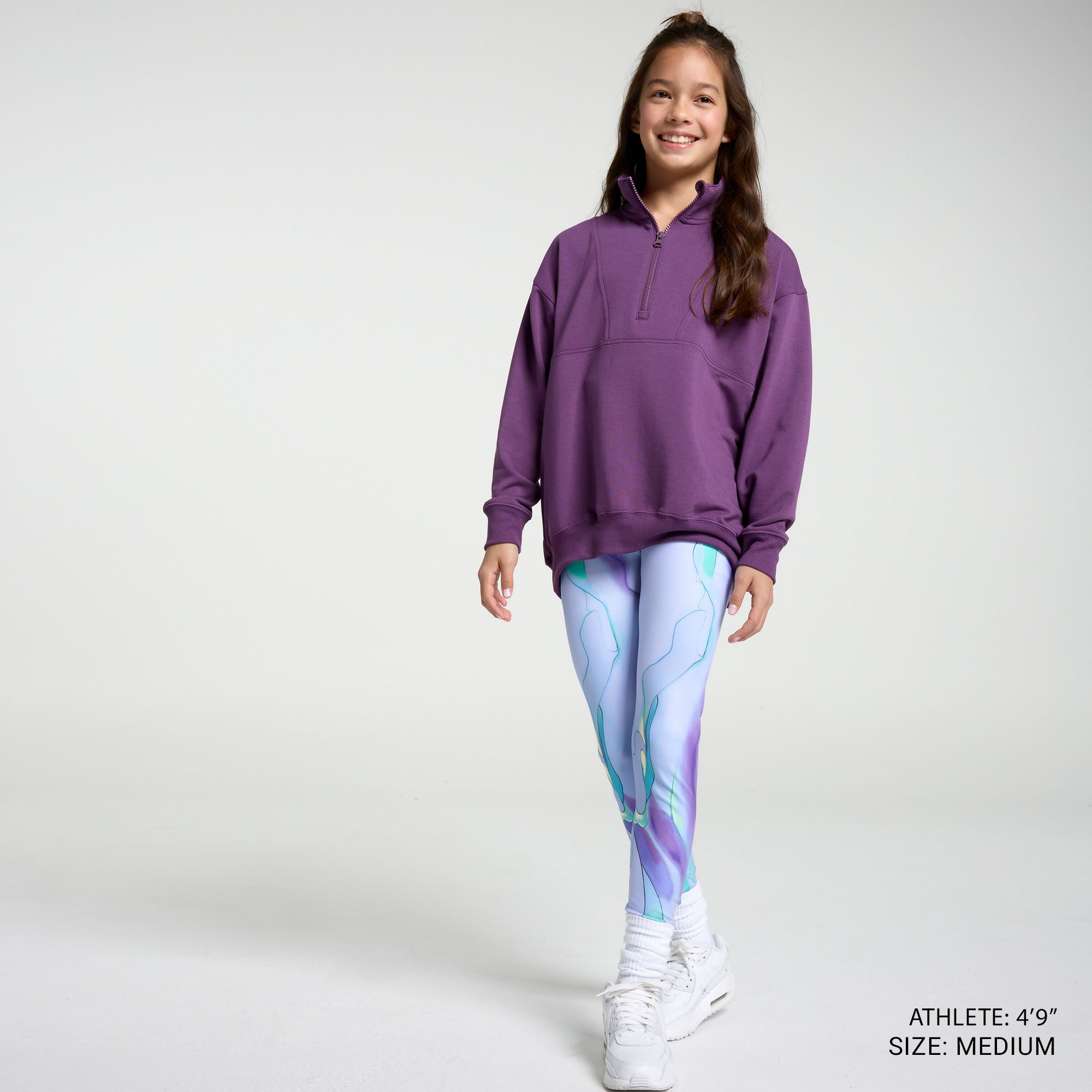 DSG Girls' So Soft 1/2 Zip Top product image