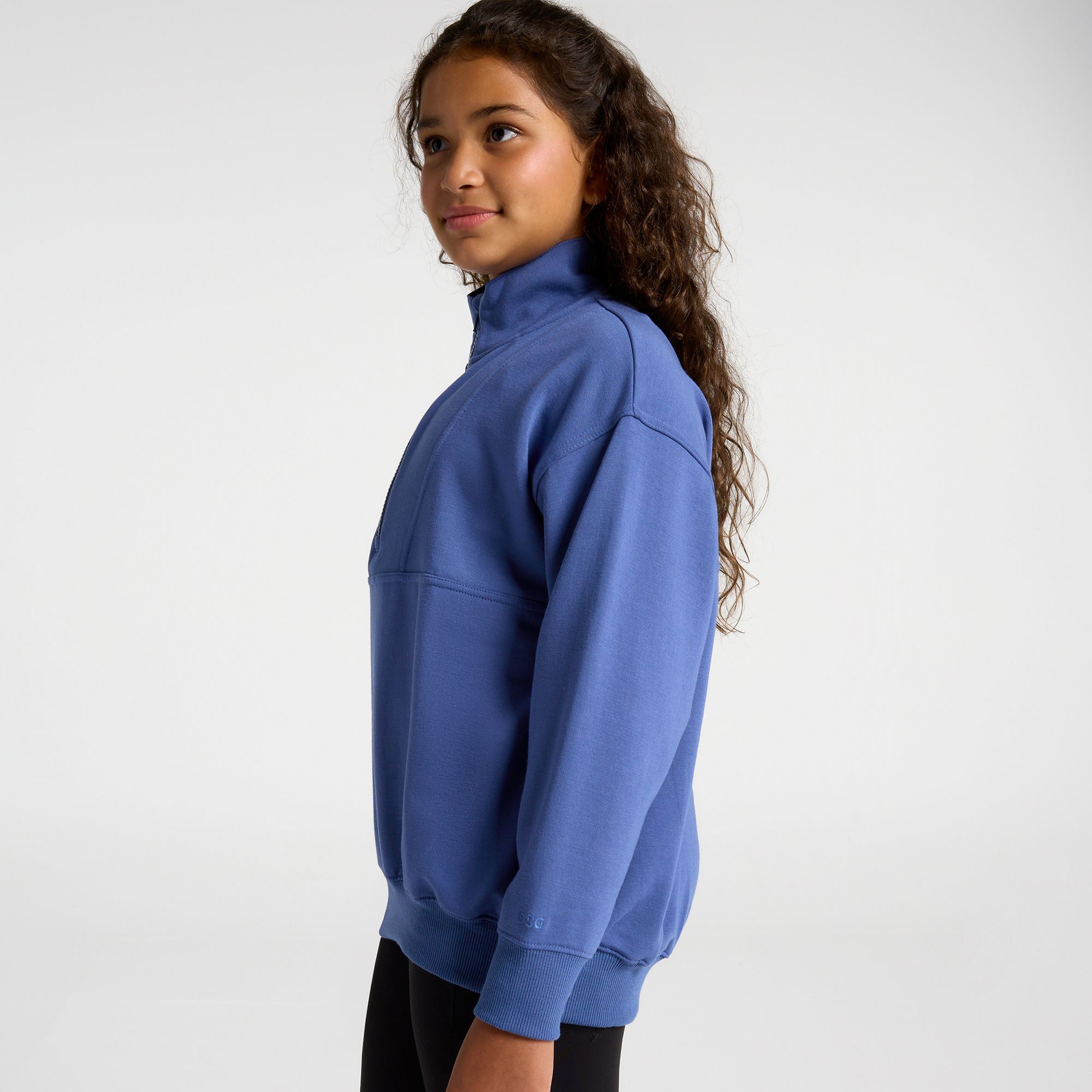 DSG Girls' So Soft 1/2 Zip Top product image