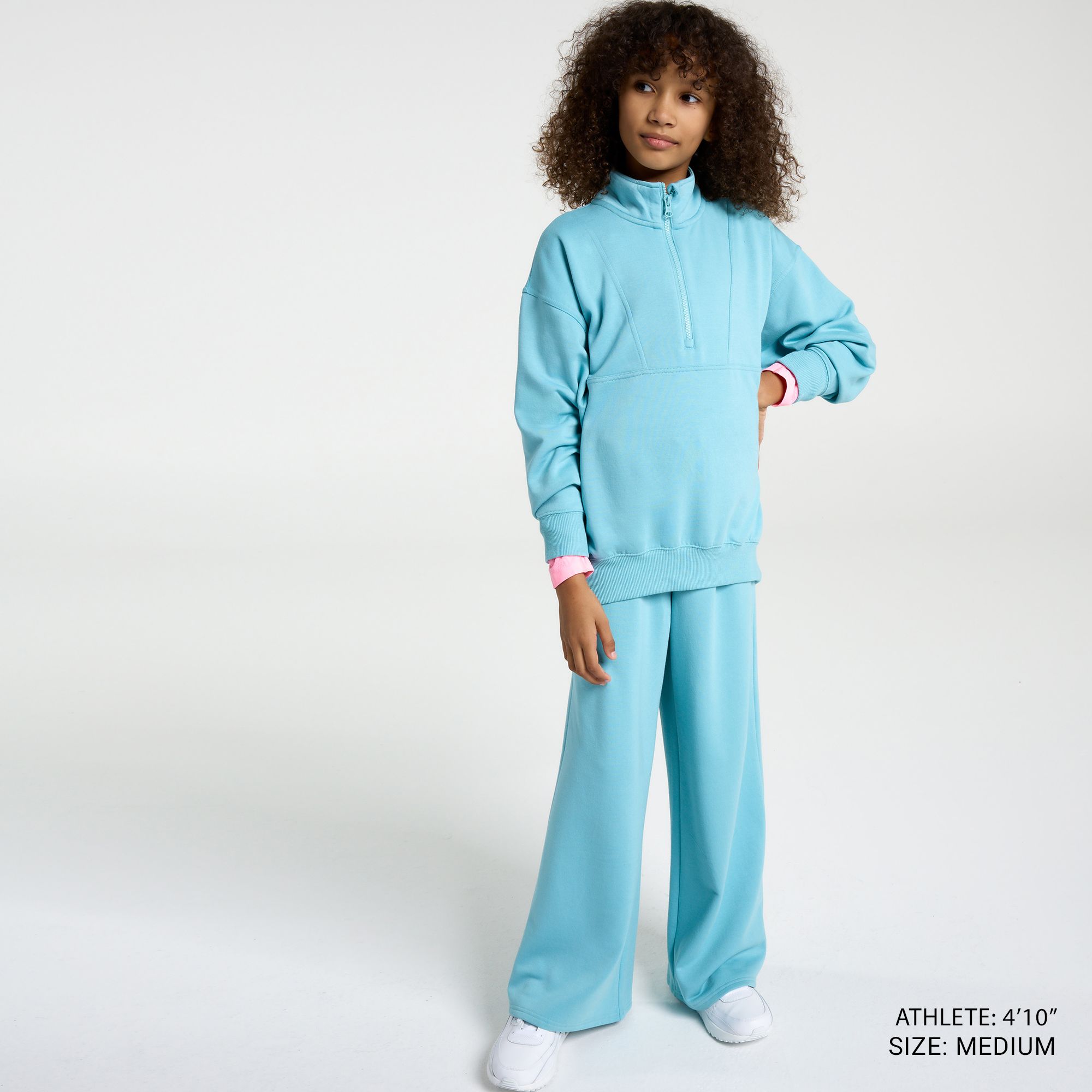 DSG Girls' So Soft 1/2 Zip Top product image