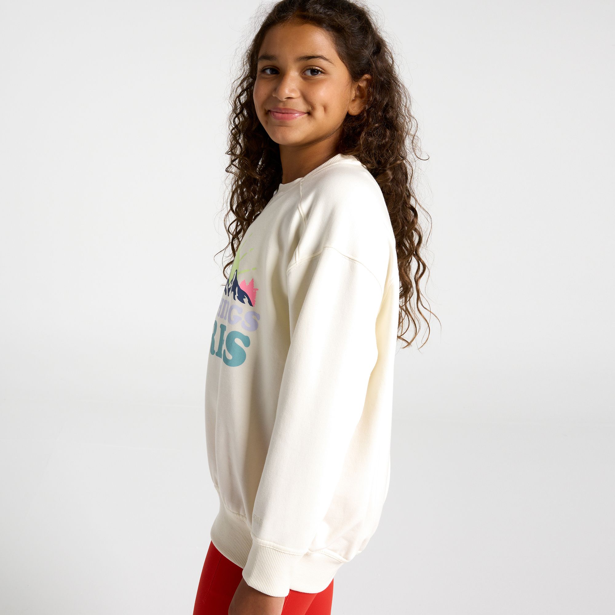 DSG Girls' So Soft Graphic Crew Sweatshirt product image