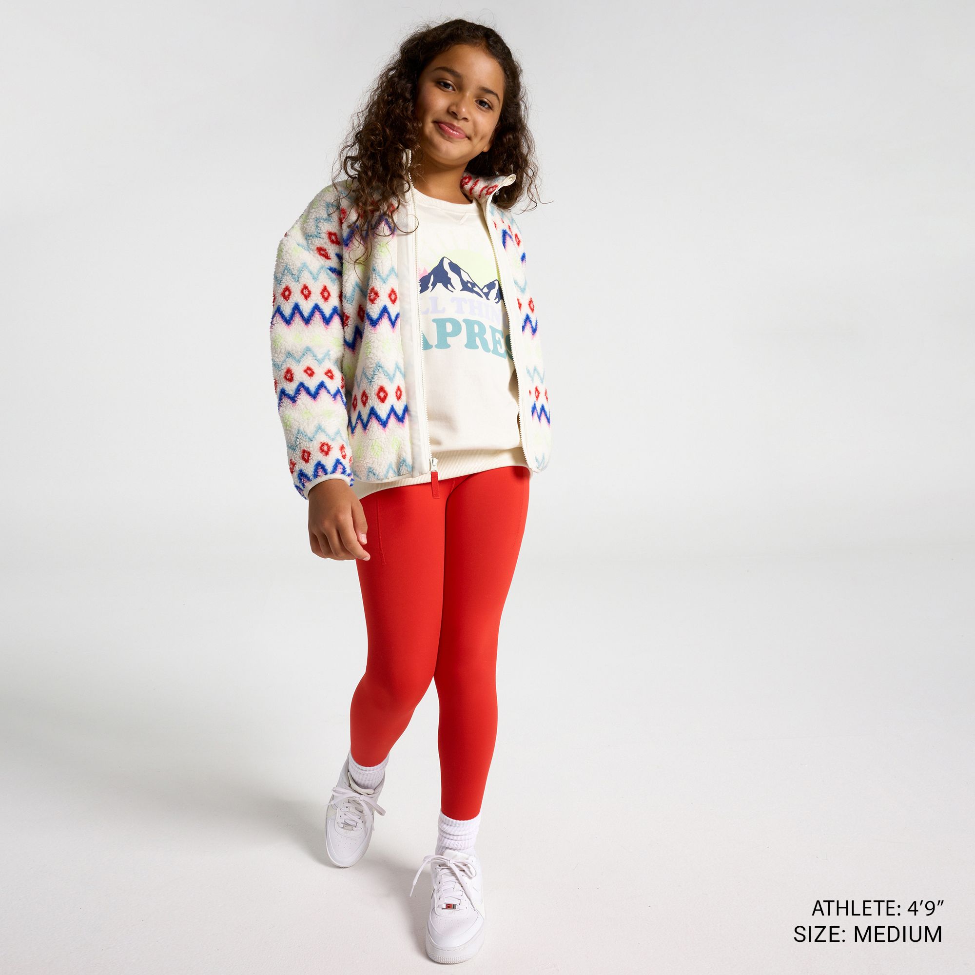 DSG Girls' So Soft Graphic Crew Sweatshirt product image
