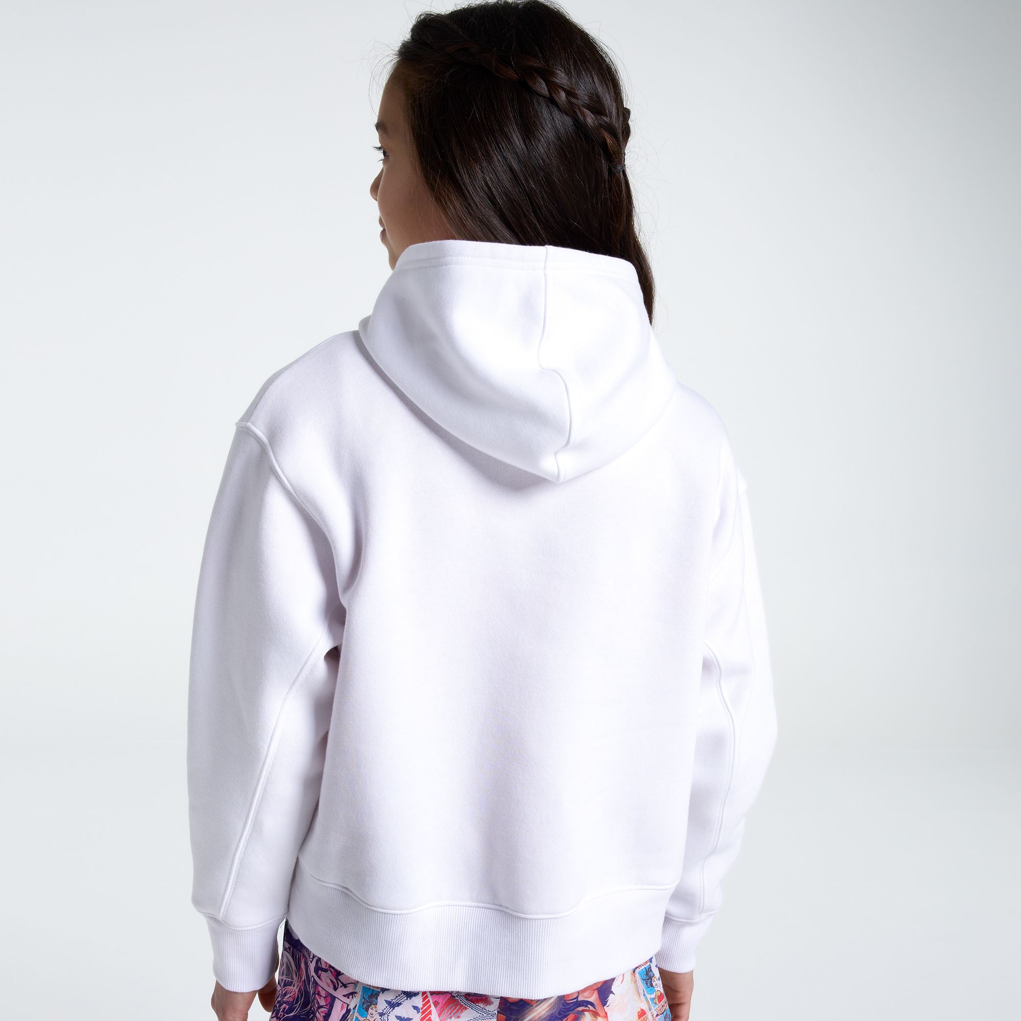 DC x DSG Girls' Wonder Woman White Classic Fleece Hoodie product image