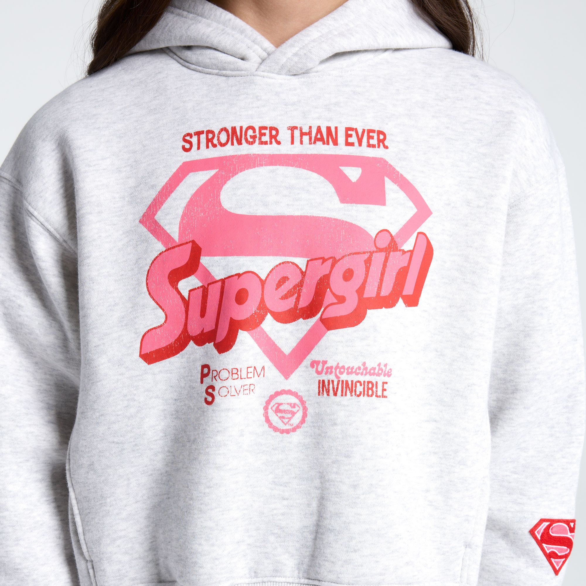 DC x DSG Girls' Supergirl Stronger Classic Fleece Hoodie product image