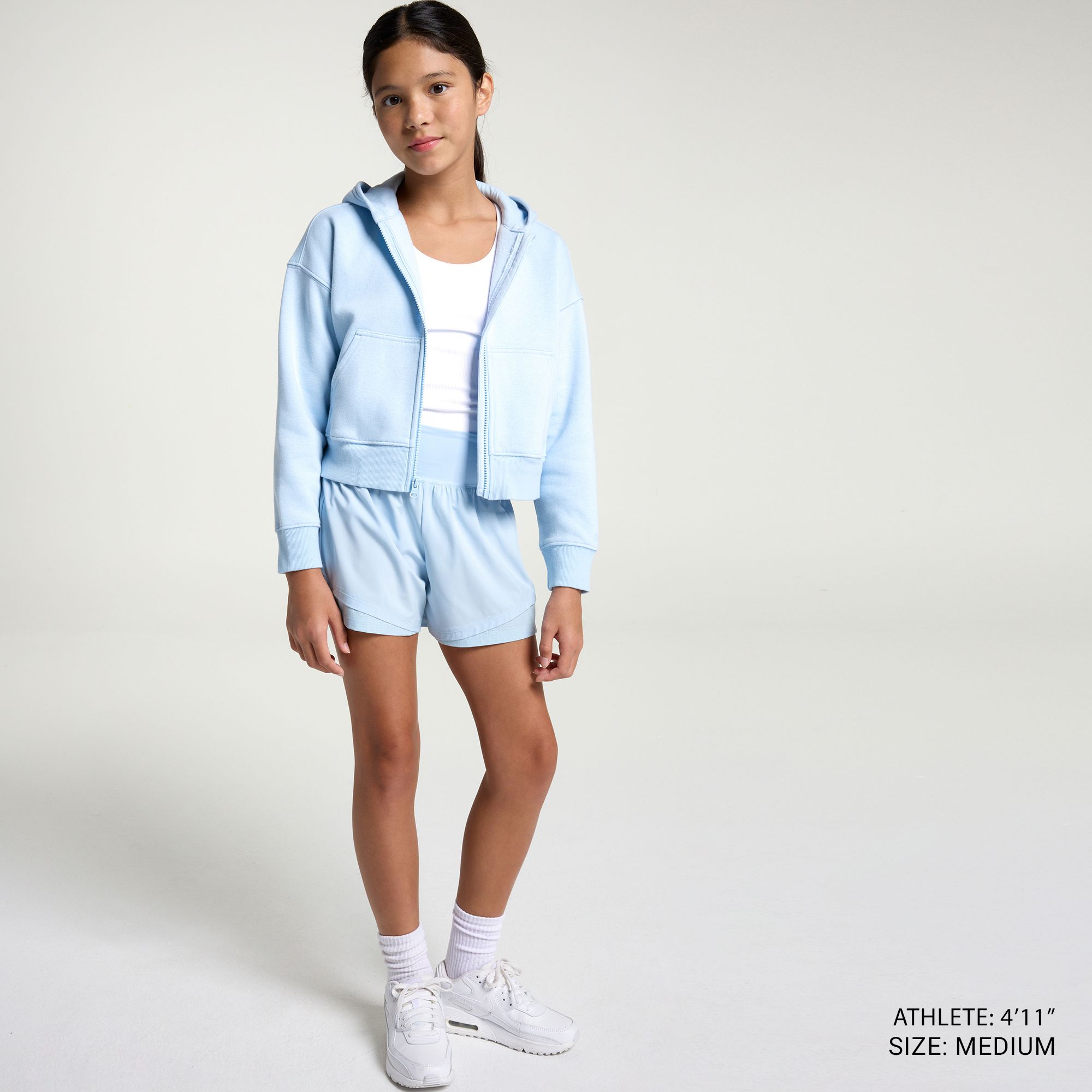 DSG Girls' Classic Fleece Full-Zip Hoodie product image