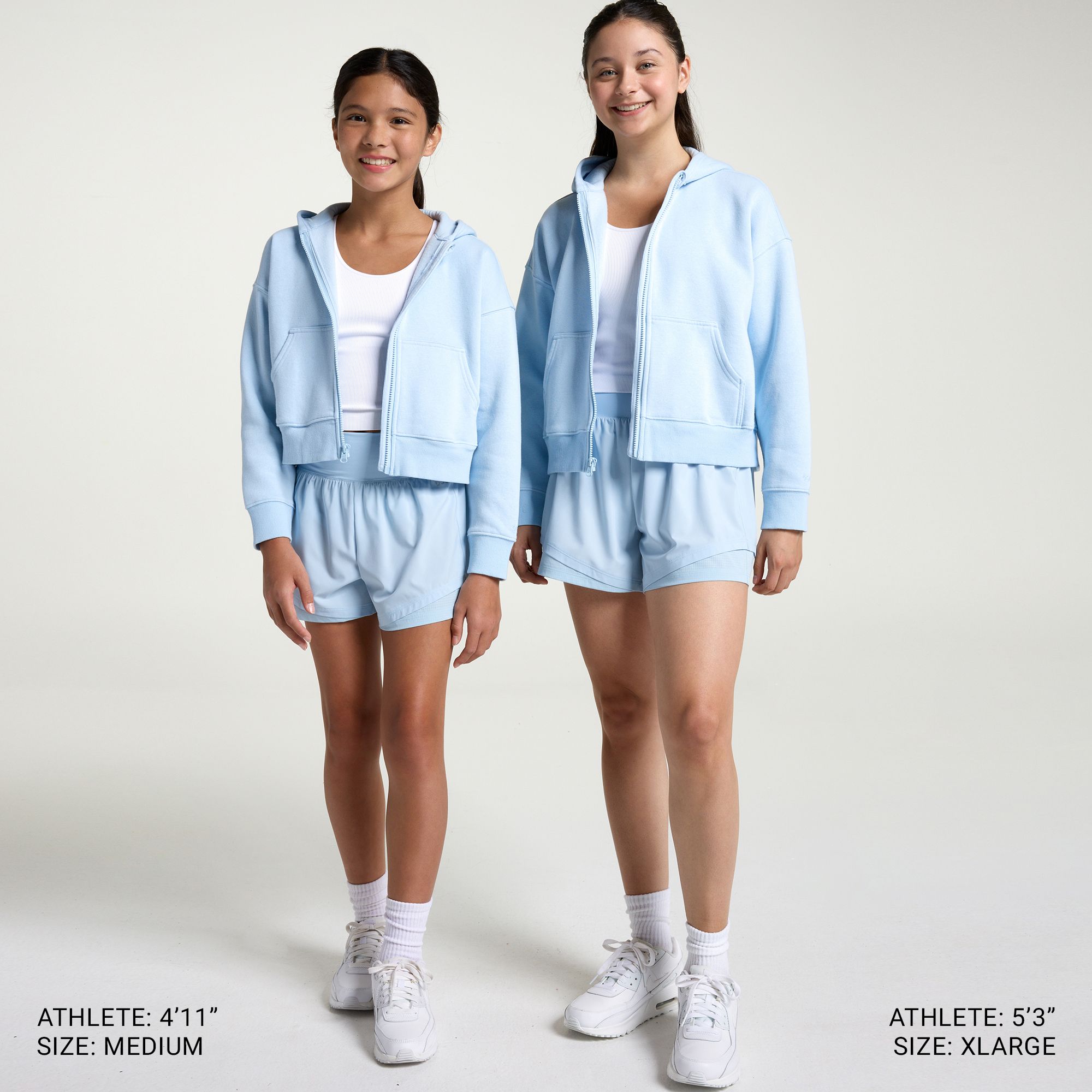 DSG Girls' Classic Fleece Full-Zip Hoodie product image
