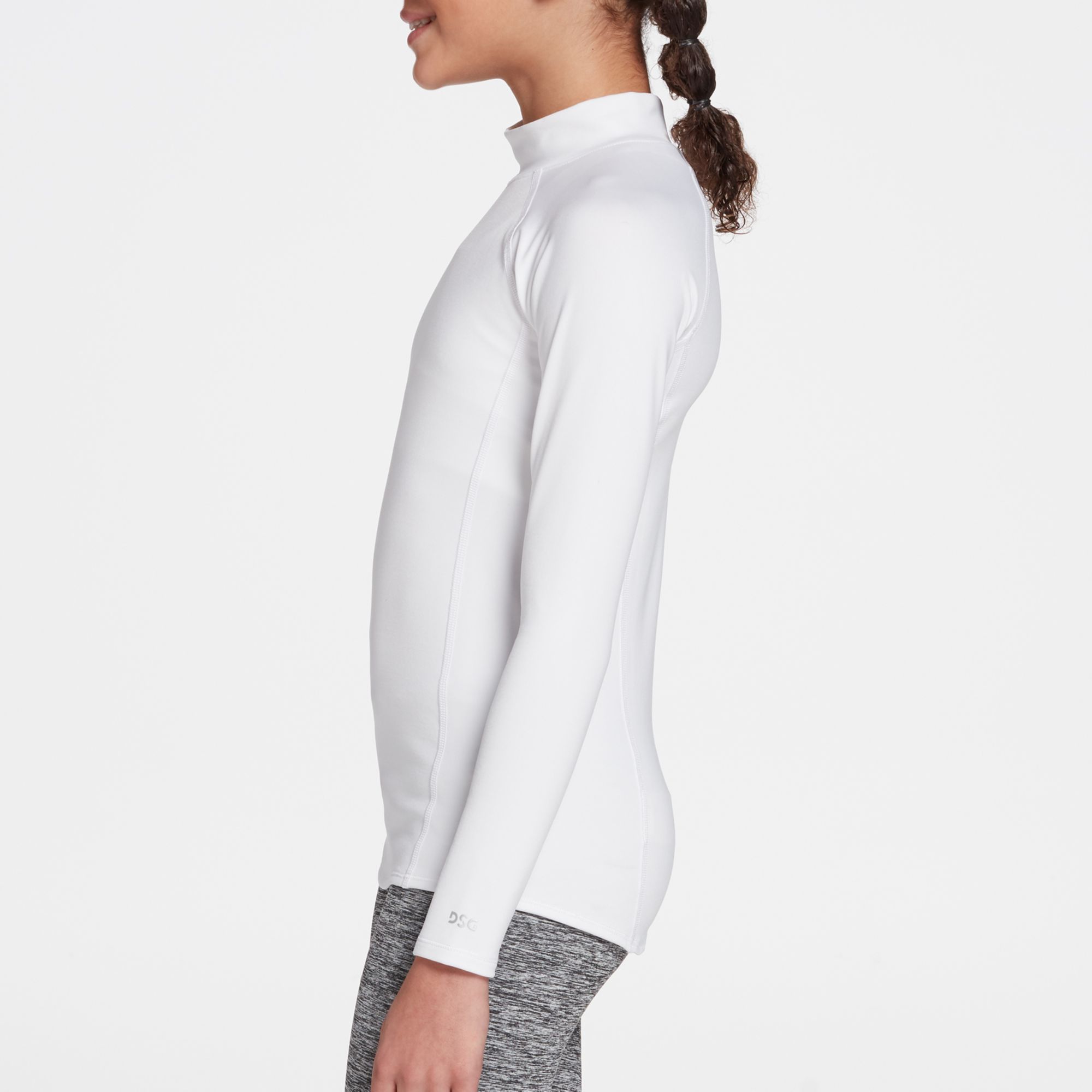 DSG Girls' Cold Weather Compression Mock Neck Long Sleeve Shirt product image