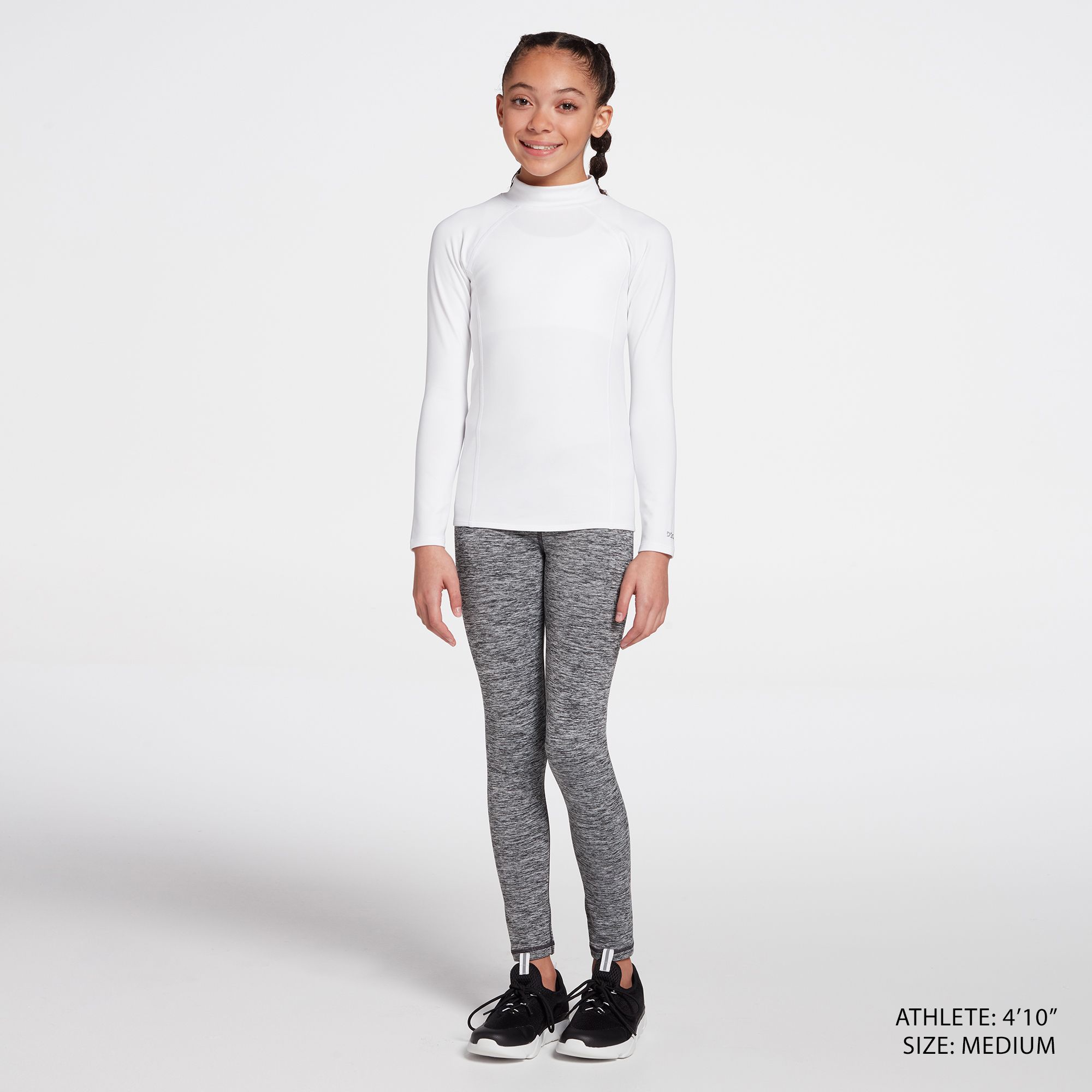 DSG Girls' Cold Weather Compression Mock Neck Long Sleeve Shirt product image