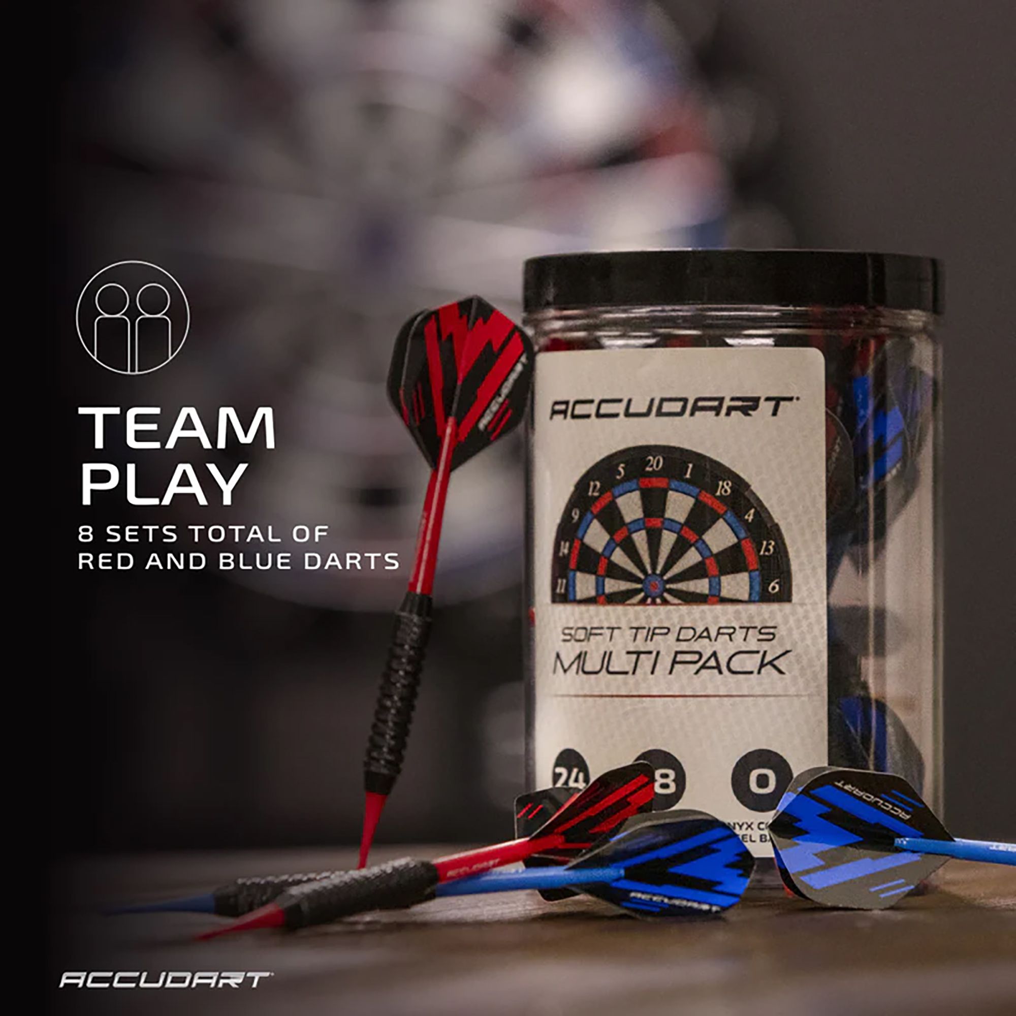 Accudart Soft Tip Dart 24 Multi-Pack product image