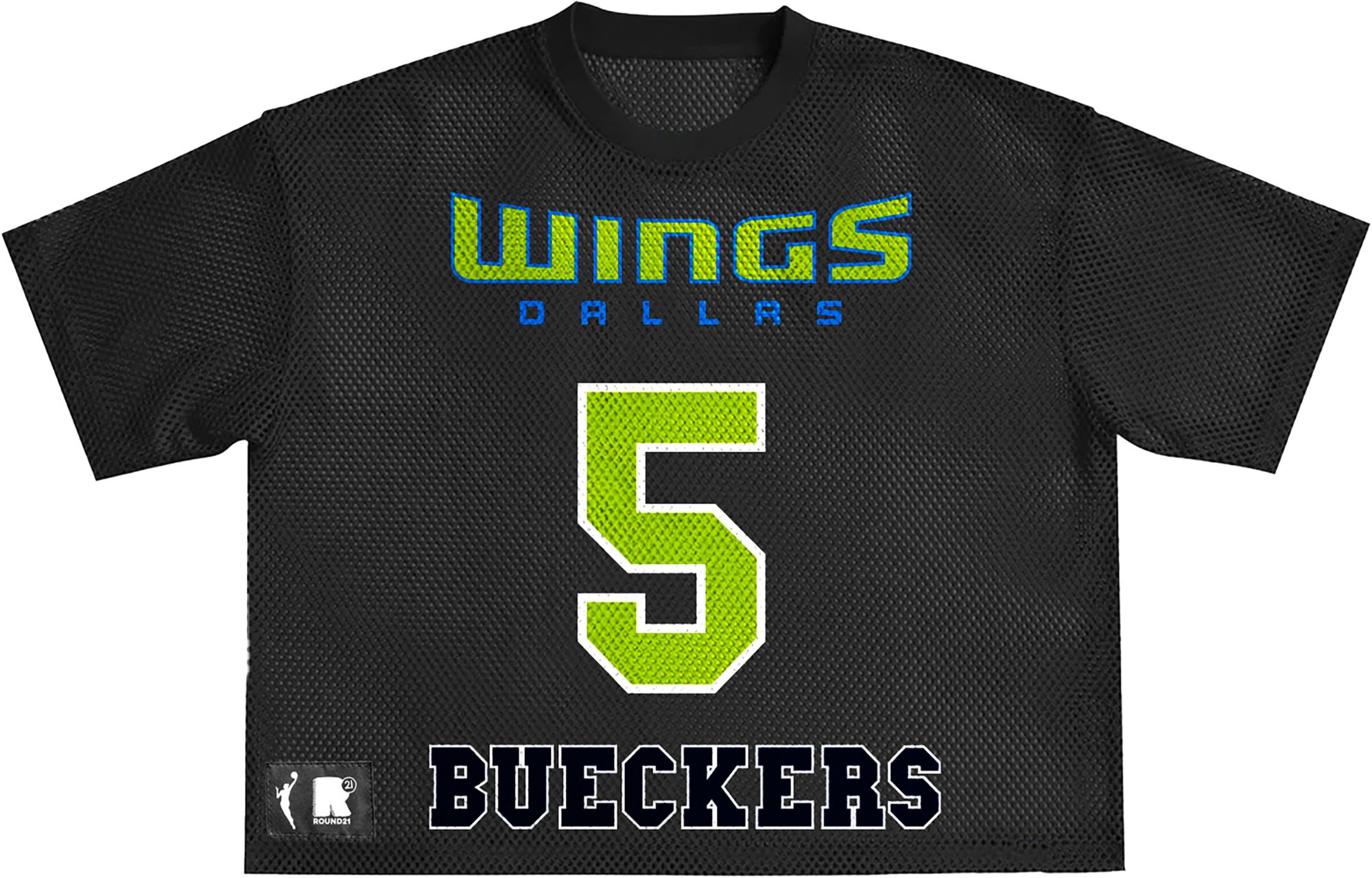round21 Unisex Dallas Wings Black Paige Bueckers Sporty Mesh Top product image