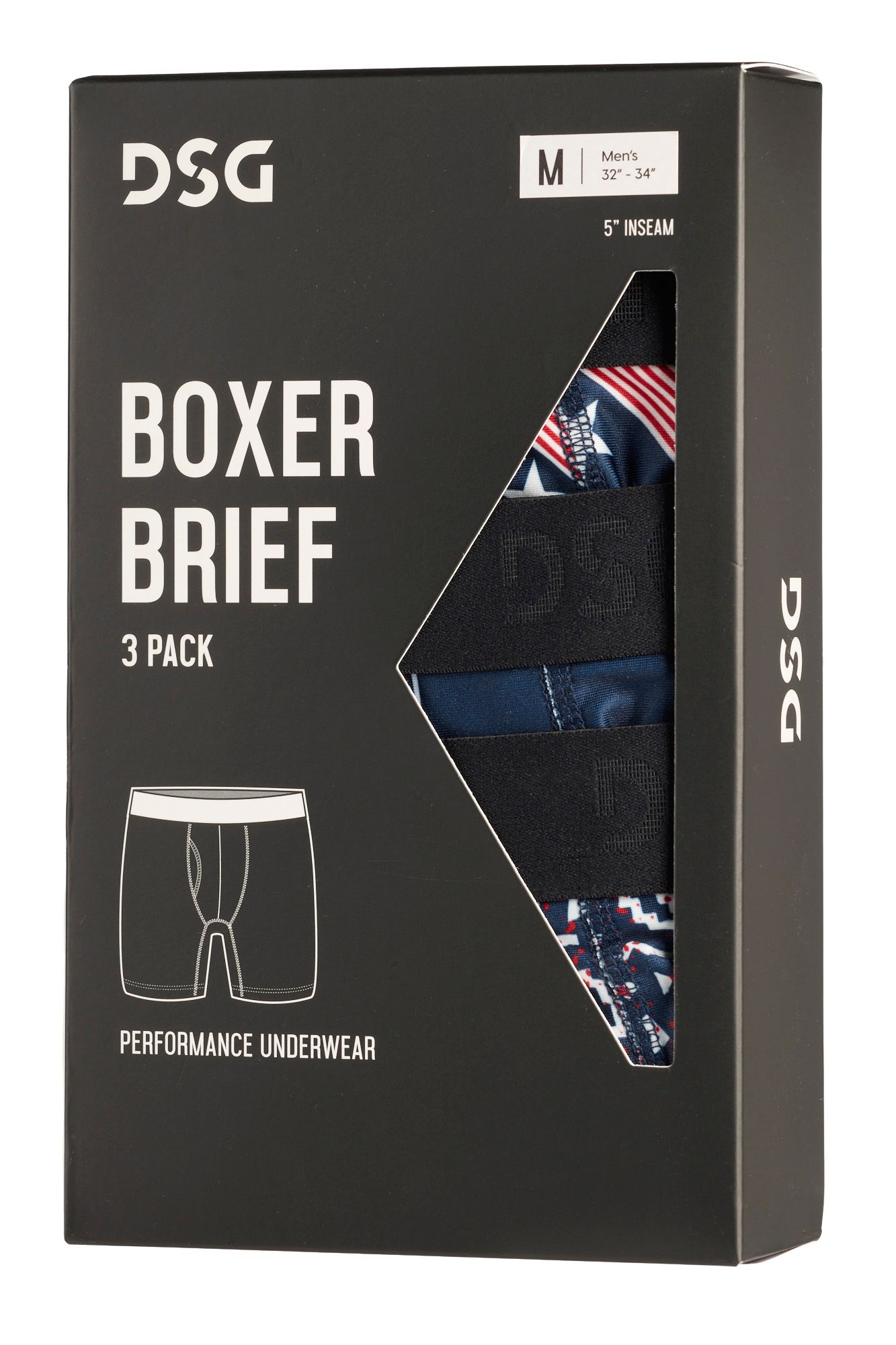 DSG Men's Fashion Underwear 3 Pack product image