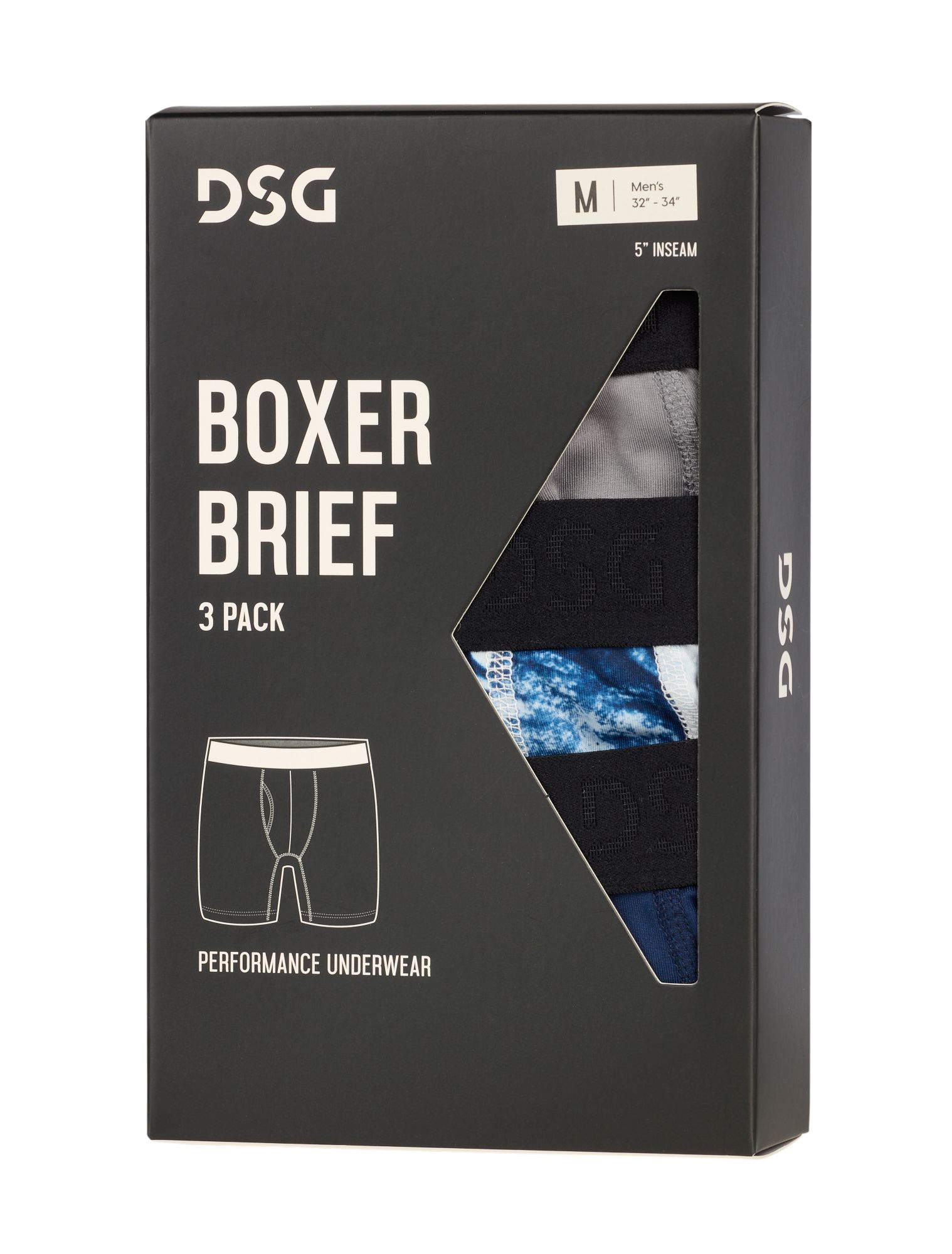 DSG Men's Fashion Underwear 3 Pack product image