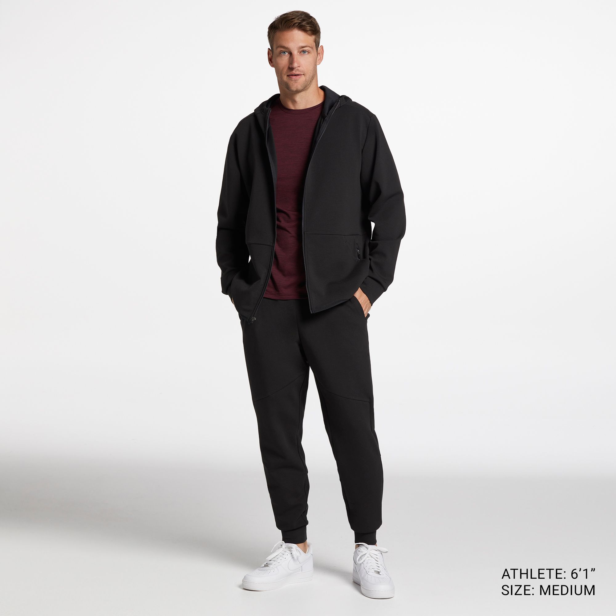 DSG Men's Sport Fleece Full-Zip Hoodie