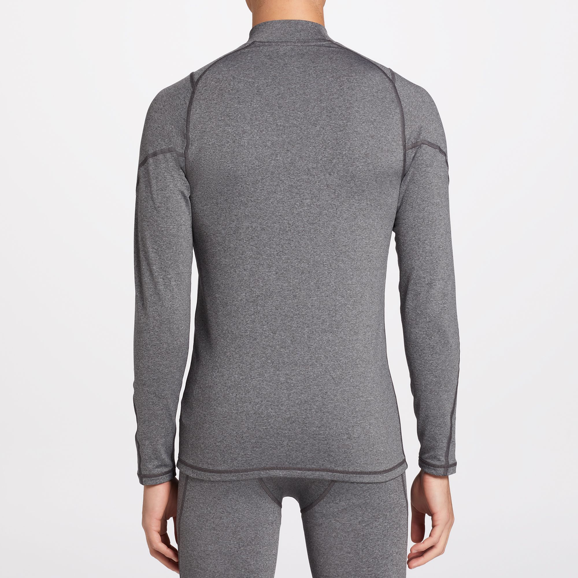 dsg mens cold weather compression mock neck long sleeve shirt