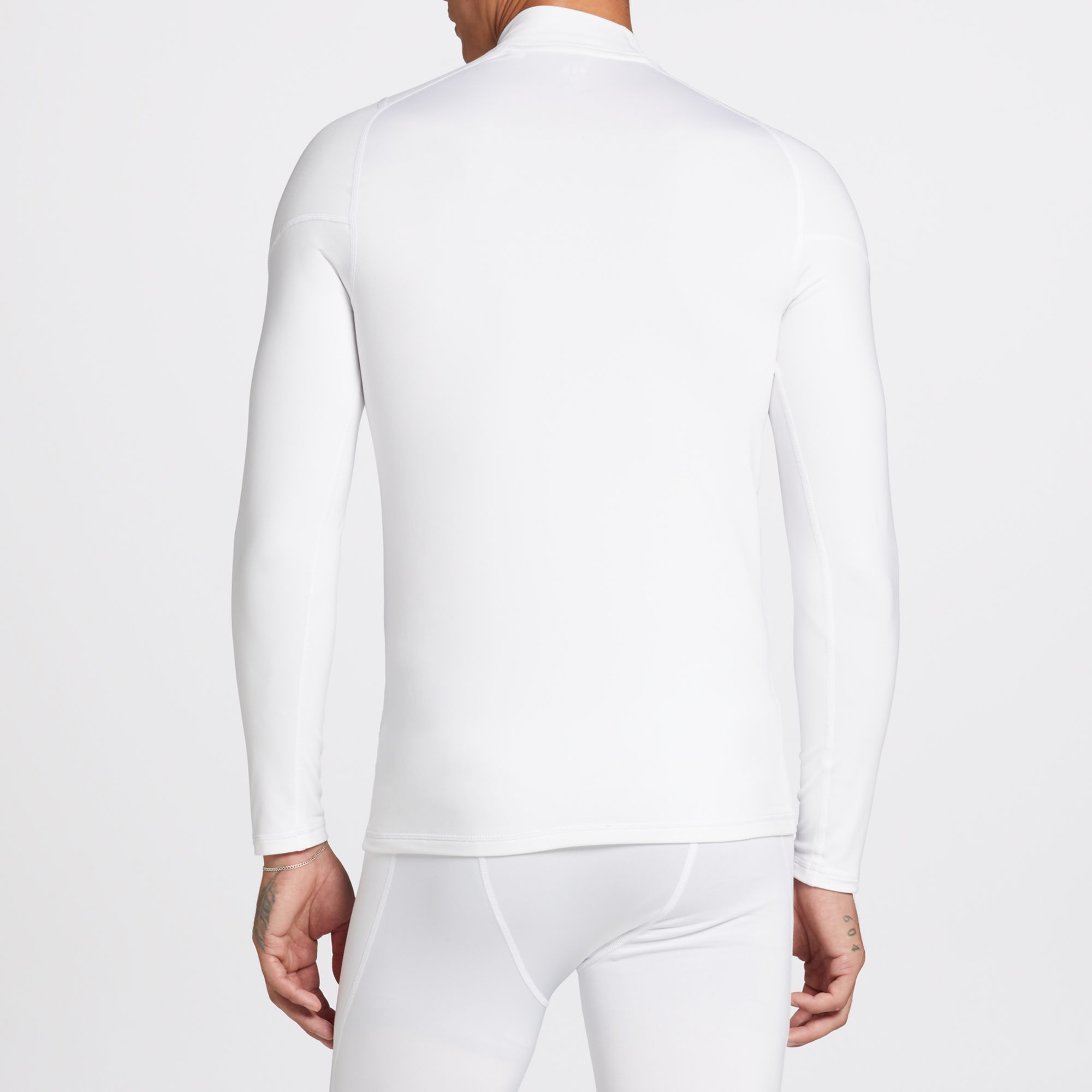 dsg mens cold weather compression mock neck long sleeve shirt