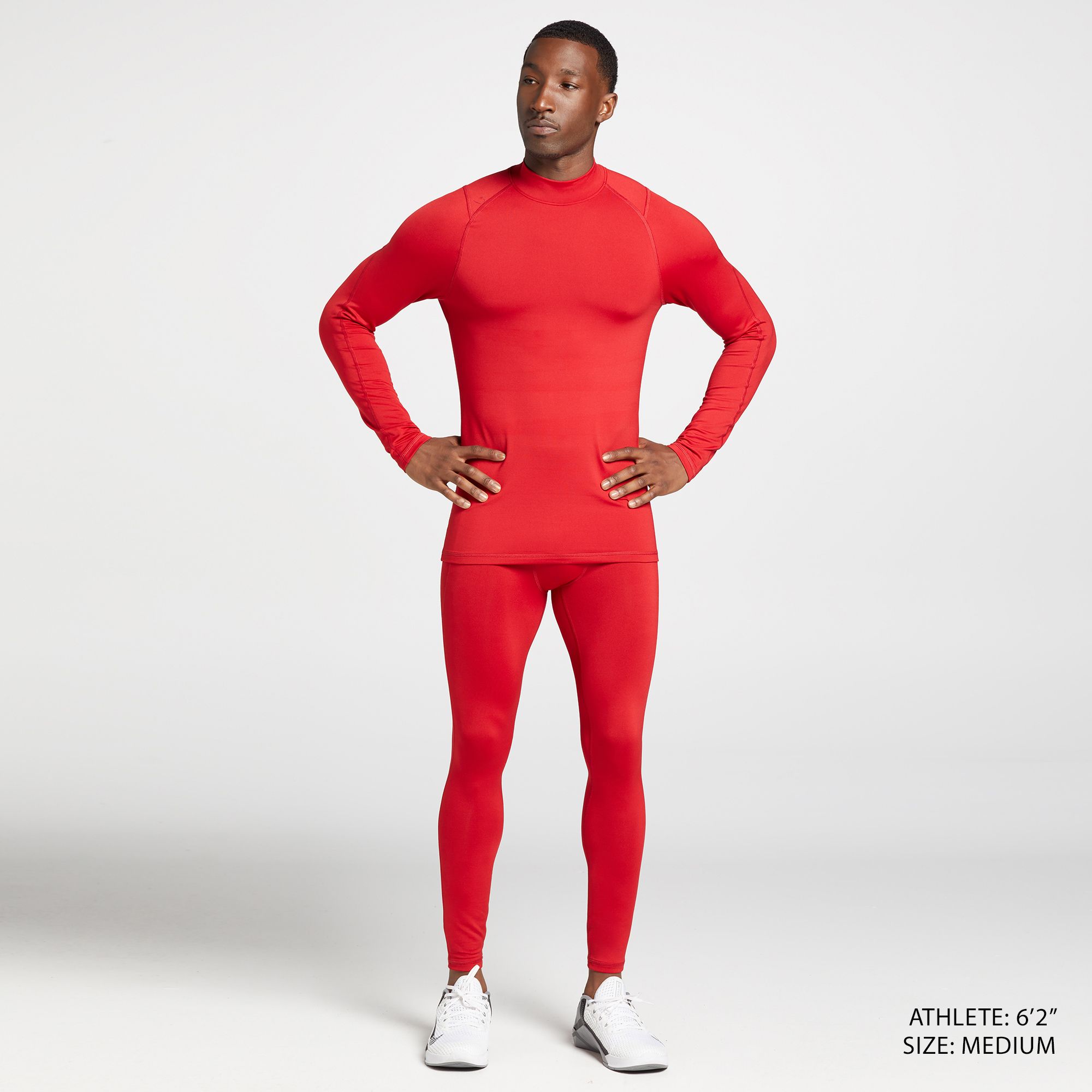 DSG Men s Cold Weather Compression Mock Neck Long Sleeve Shirt MainPlace Mall